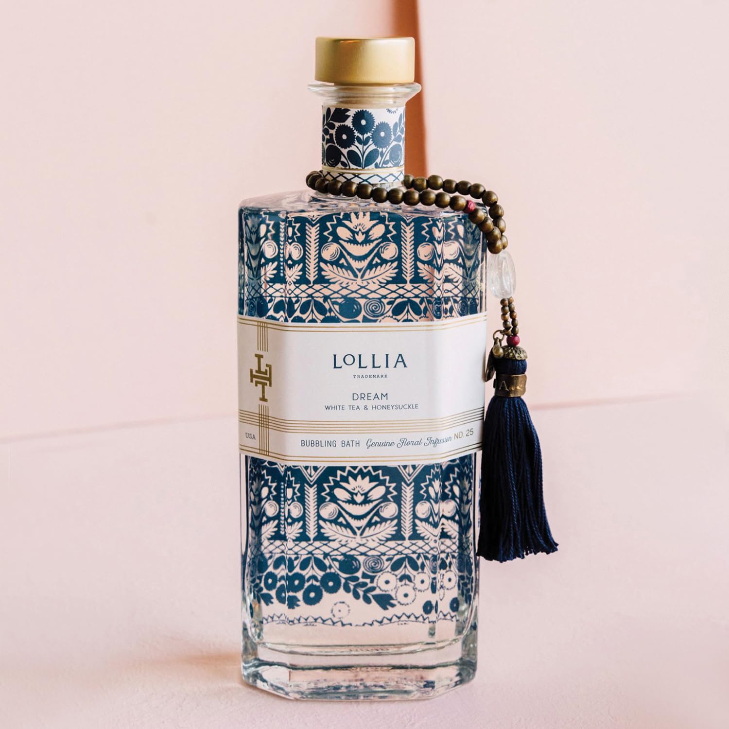 Lollia Bubble Bath, 25 fl. oz. – Soothing & Moisture-Rich Bubble Bath, Hydrating Ingredients, Enchanting Floral Bubble Bath for Women