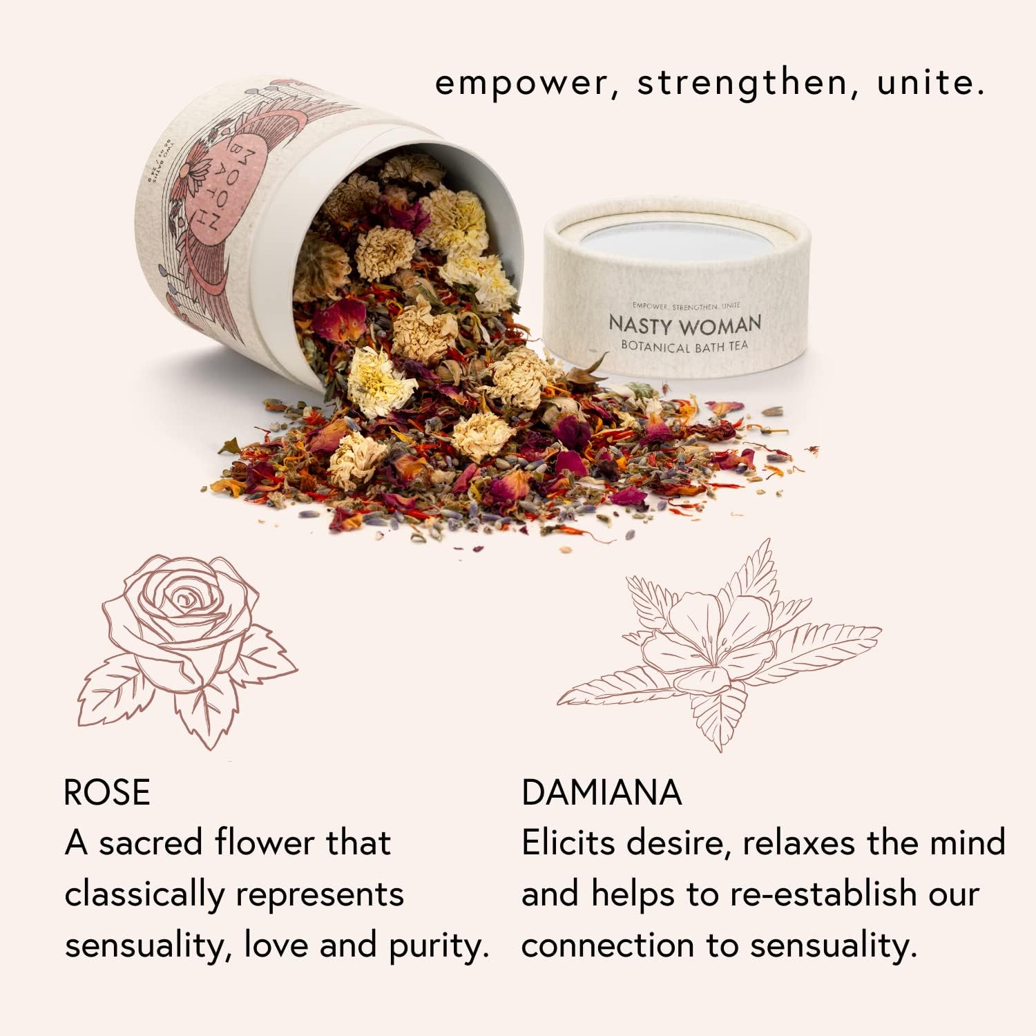 Moon Bath Botanical Bath Tea | New Moon Herbal Ayurvedic Bath Tea Soak w/Lavender, Jasmine & Chamomile for 2 Baths & Organic Body Care for Lunar Alignment | Made in USA