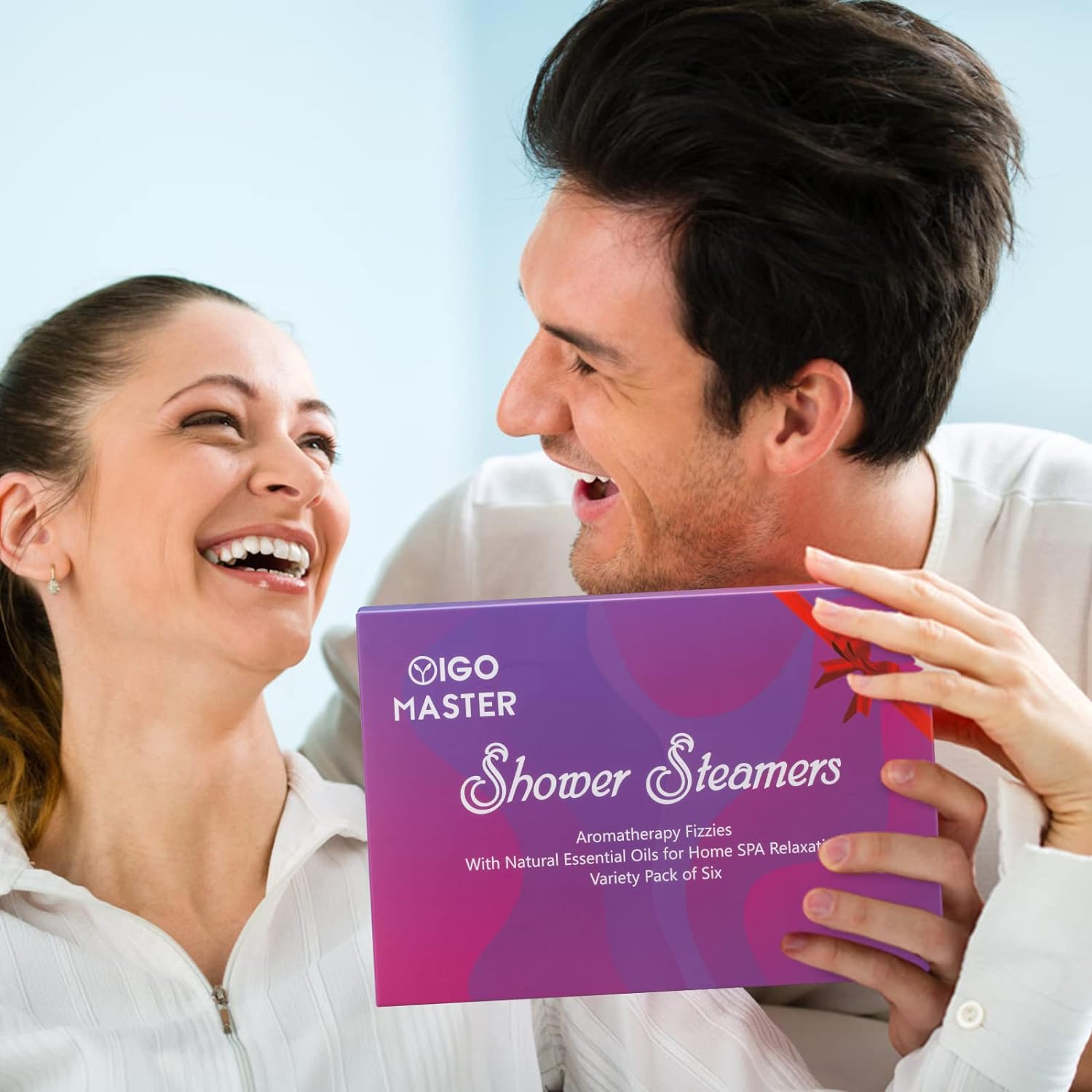 Shower Steamers Shower Bombs Aromatherapy Set of 6, SPA Gifts. Perfect Gifts for Birthday, Mother's Day, Valentine's Day, Easter Day