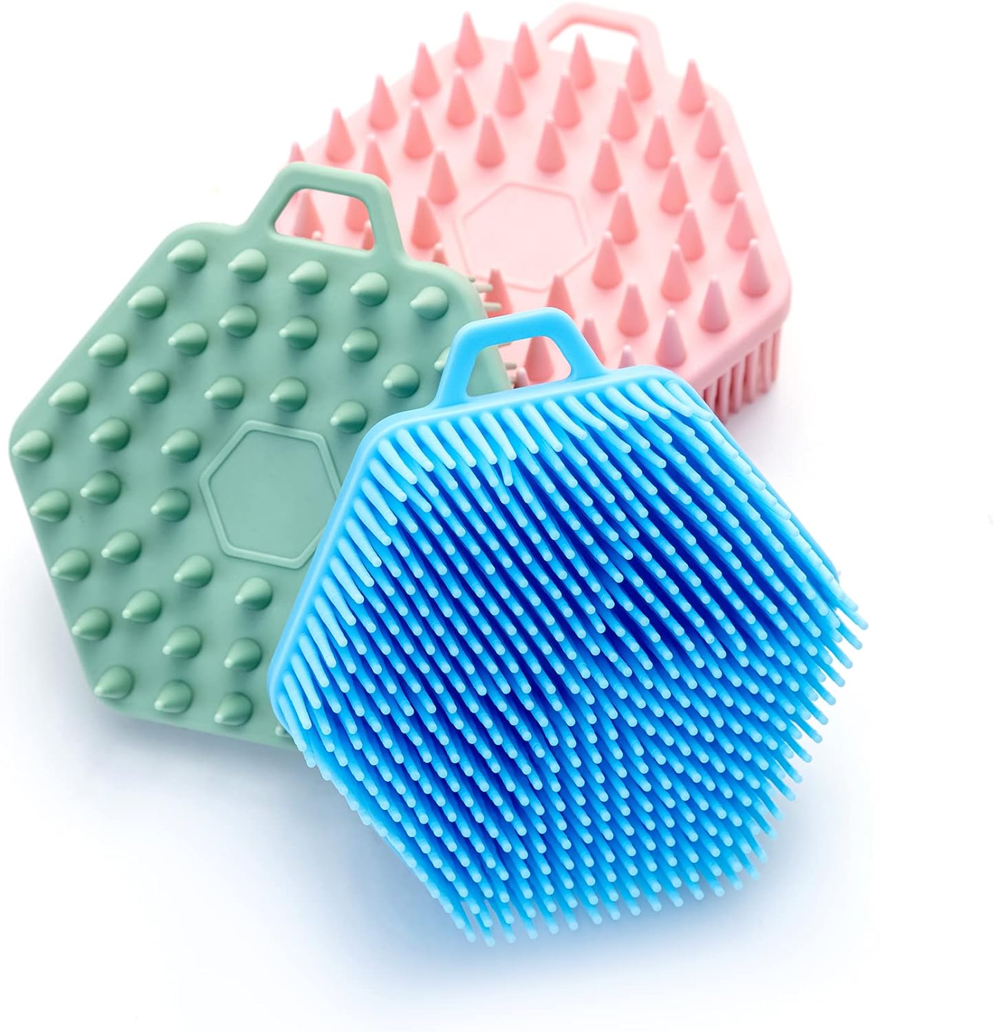 Premium Sensory Brush for Kids or Autism,Soft Silicone Body Scrubber,2 in 1 Sensory Room Occupational Therapy Sensory Brushes,Silicone Loofah,Pets Shower Brush Bath Brush Shampoo Brush(Whale-Teal)
