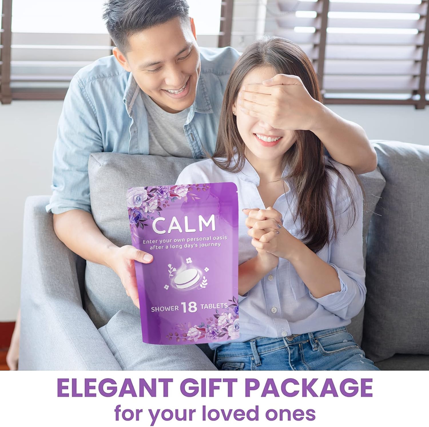 CalmNFiz Shower Steamers 8 Pcs - Scented Shower Bombs with Organic & Natural Fragrance, Bath and Body Works Bath Bombs, Birthday Anniversary Valentine’s Day Gifts for Women Who Have Everything