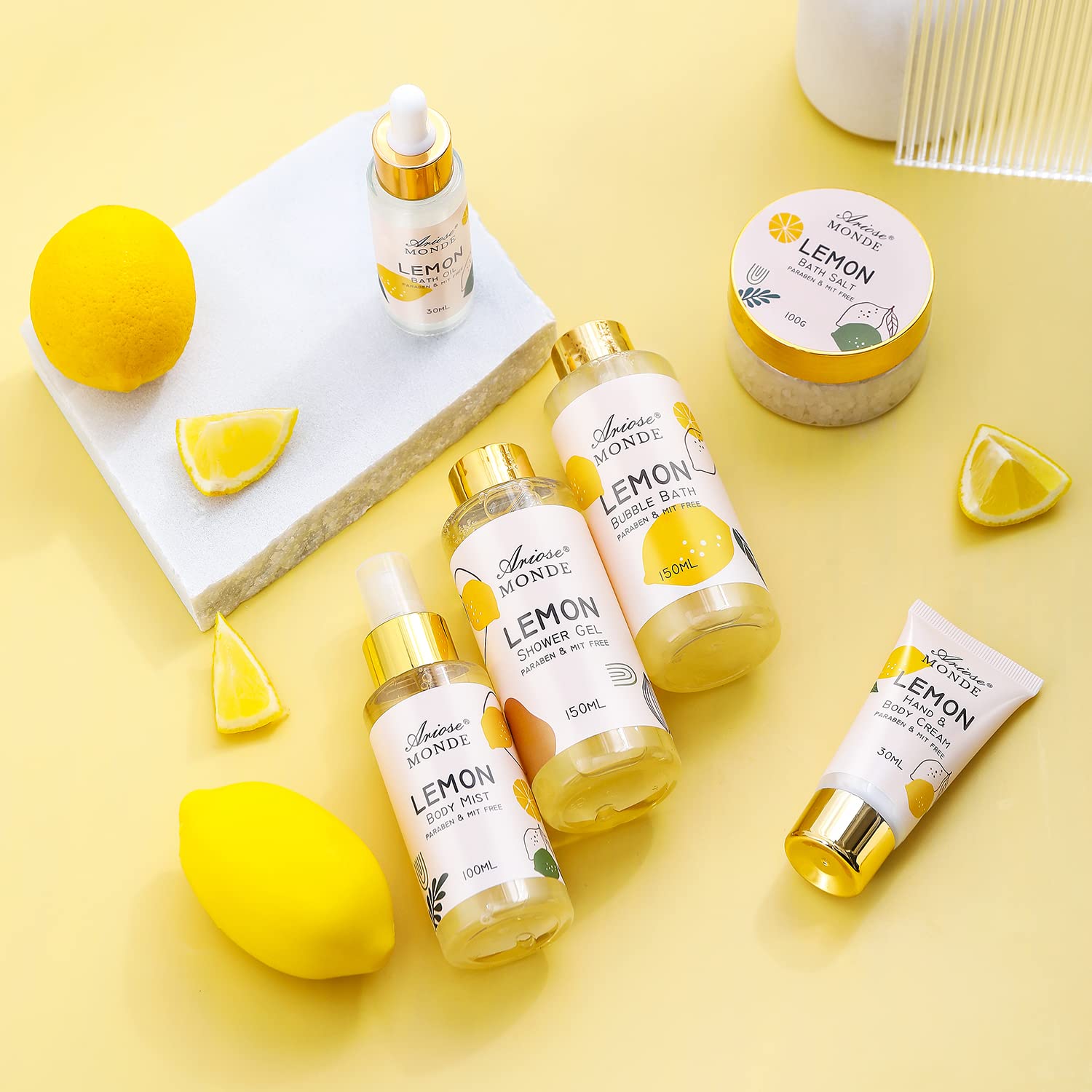 Home Spa Gift Basket, Bath Spa Kit for Women, with Body Lotion, Shower Gel, Bubble Bath, Body Scrub, Bath Salt, Bath Bomb, Bath Gift Set for Mother, Wife Her, with Magnolia and Jasmine Scent