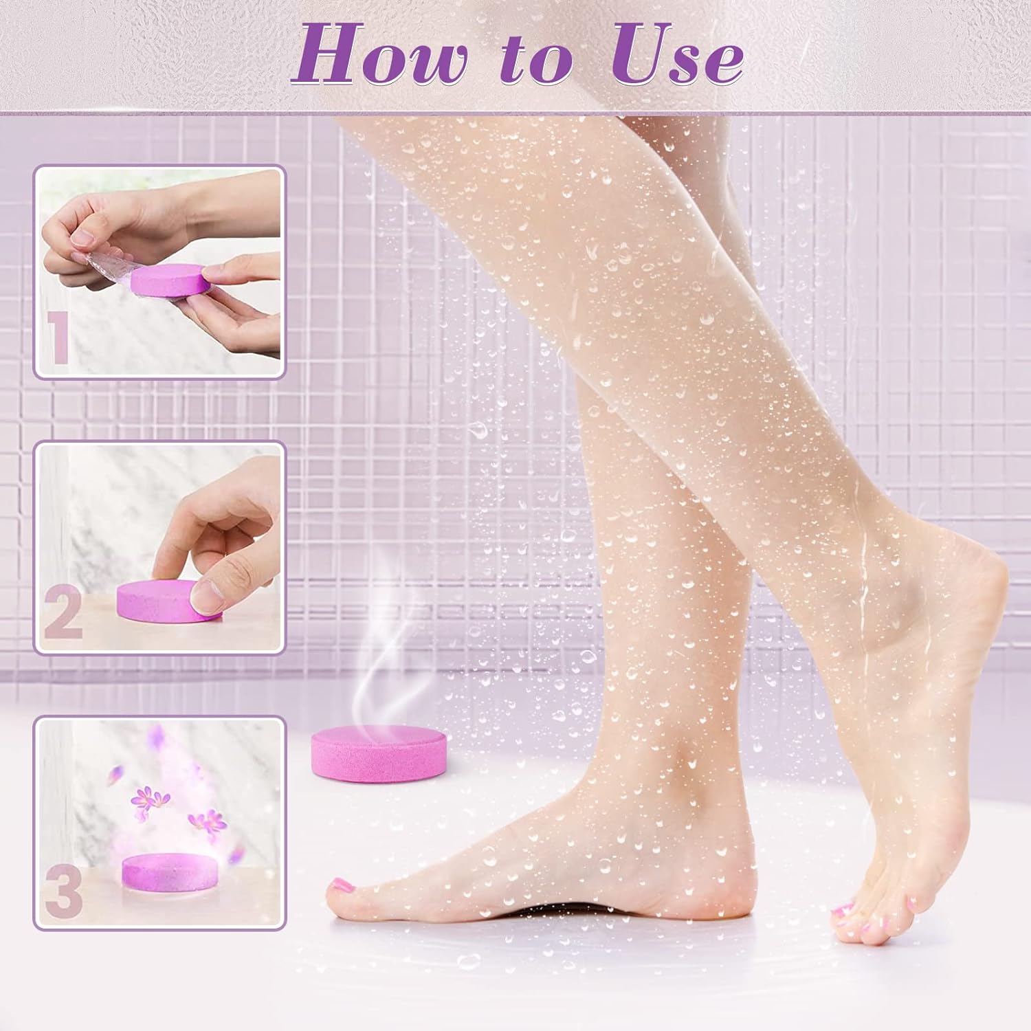 18 Pack Shower Steamers - Valentine's Day, Birthday Gifts - Shower Bombs with Lavender Mint Rose Coco Ocean Grapefruit Natural Fragrance, Self Care & Relaxation Gifts for Women and Men