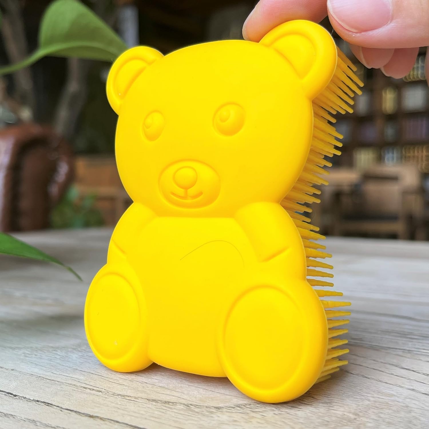 Premium Sensory Brush for Kids or Autism,Soft Silicone Body Scrubber,2 in 1 Sensory Room Occupational Therapy Sensory Brushes,Silicone Loofah,Pets Shower Brush Bath Brush Shampoo Brush(Whale-Teal)