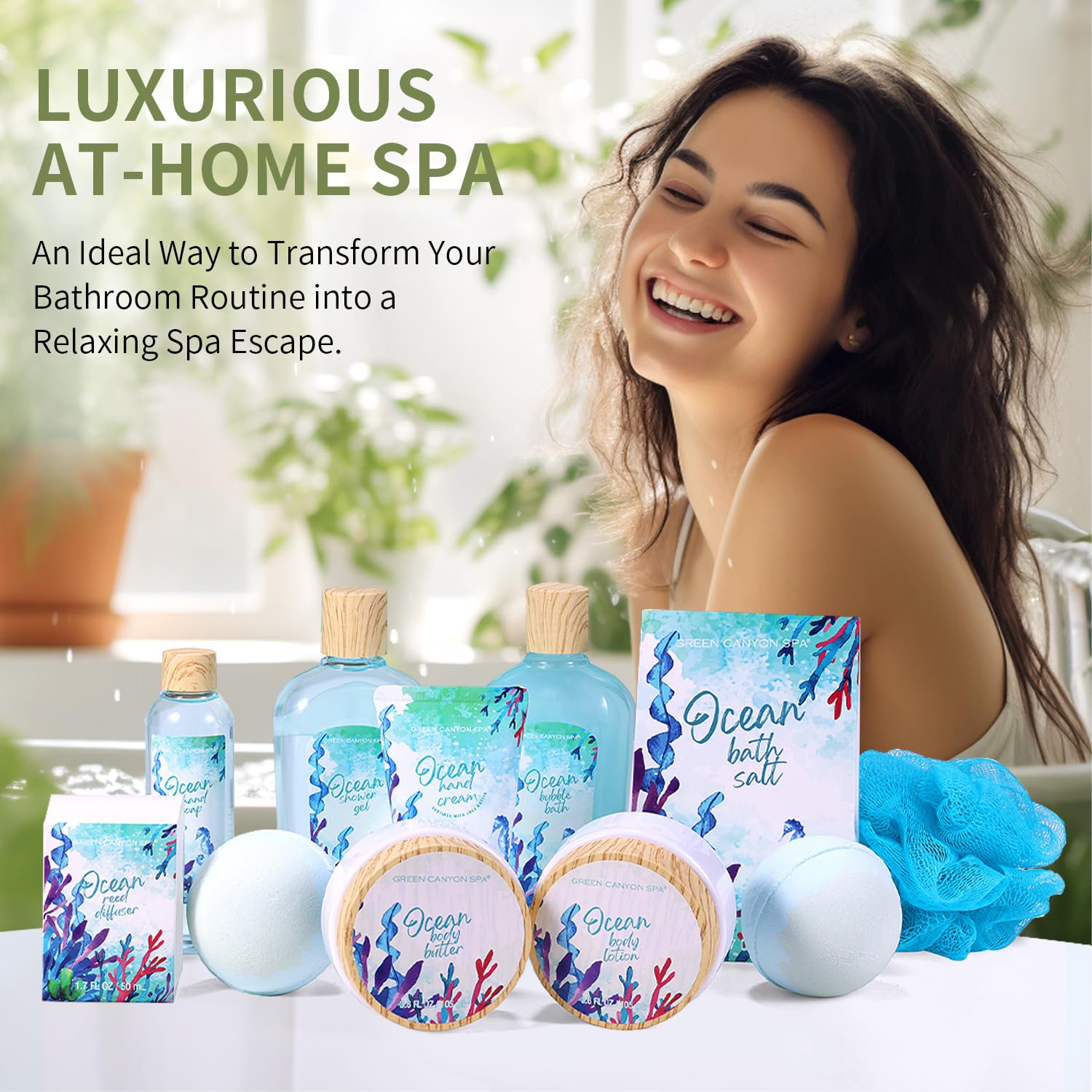 Gifts Baskets for Women, Christmas Bath Sets for Women Gift, 12Pcs Lavender Spa Kit Includes Bath Bomb, Body Lotion, Body Wash, Spa Basket for Men, Gifts for Birthday Christmas