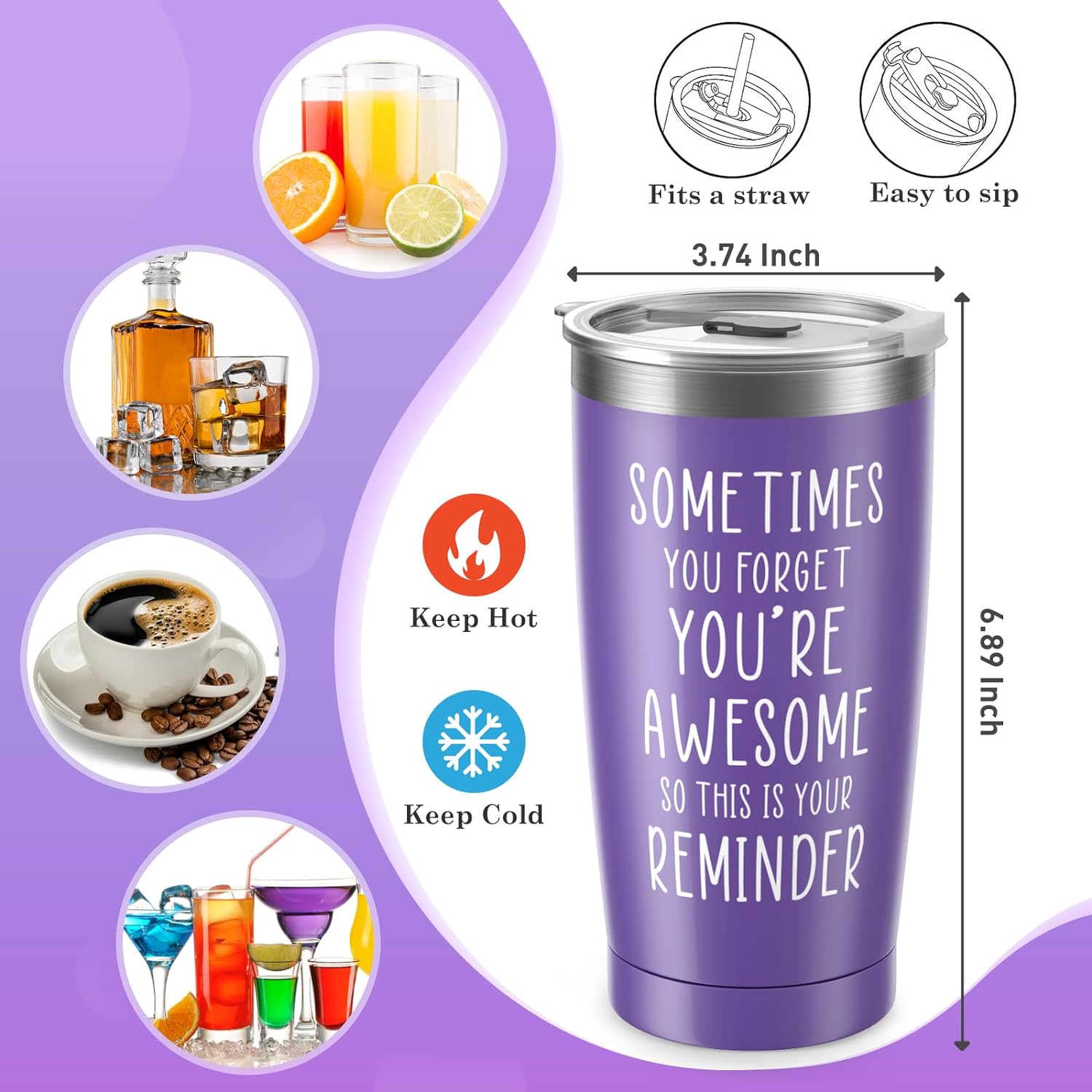 Jekeno Birthday Gifts for Women Girls - Christmas Gifts for Her Presents for Mom Wife Sister Bestie Friends Girlfriend Teacher Nurse Relaxing Spa Basket Box Gift Set Female Mug Tumbler