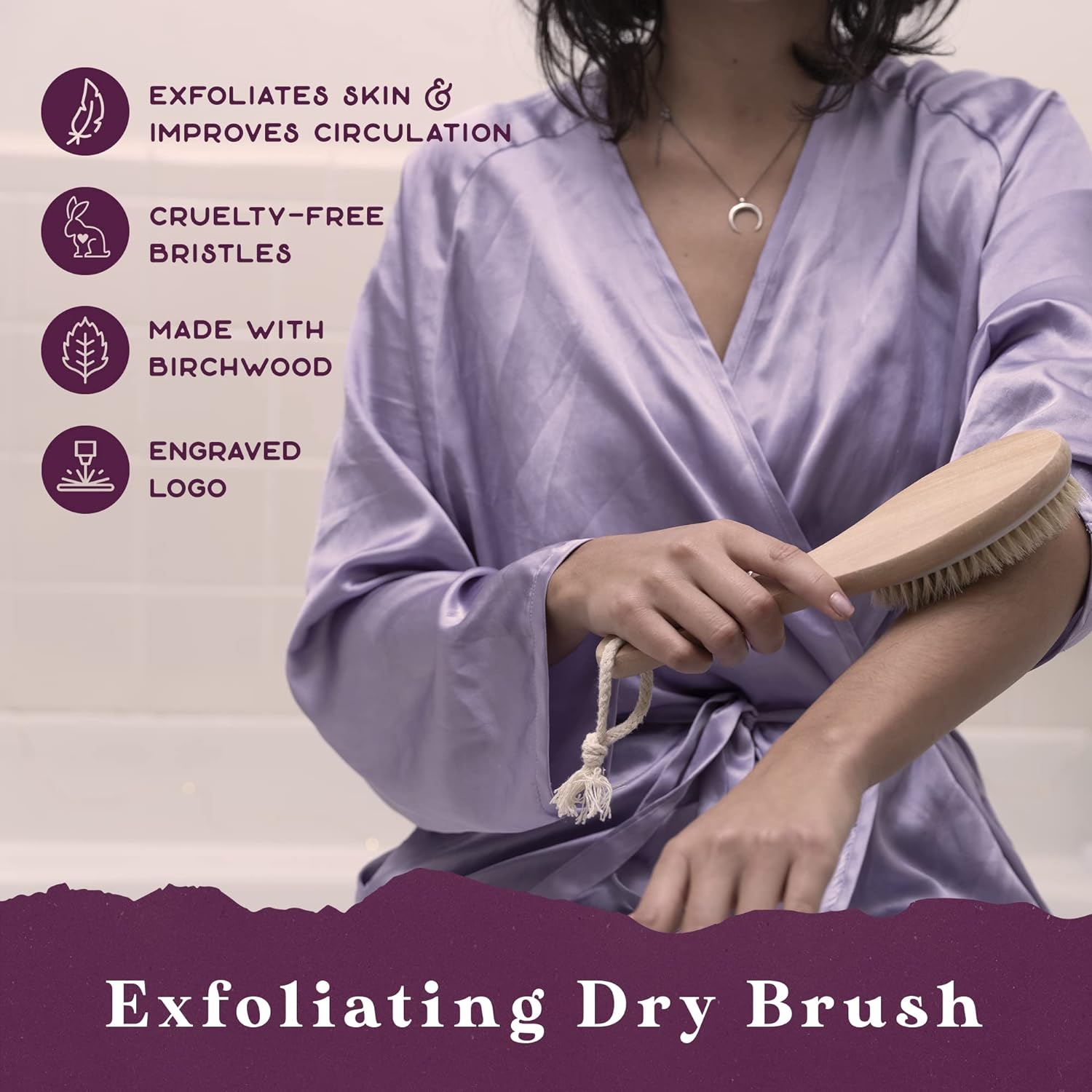 Purple Canyon Mystic Spa Box | 7 Piece Full Size Lavender Spa Kit for Self Care | Bath and Body Gifts for Women