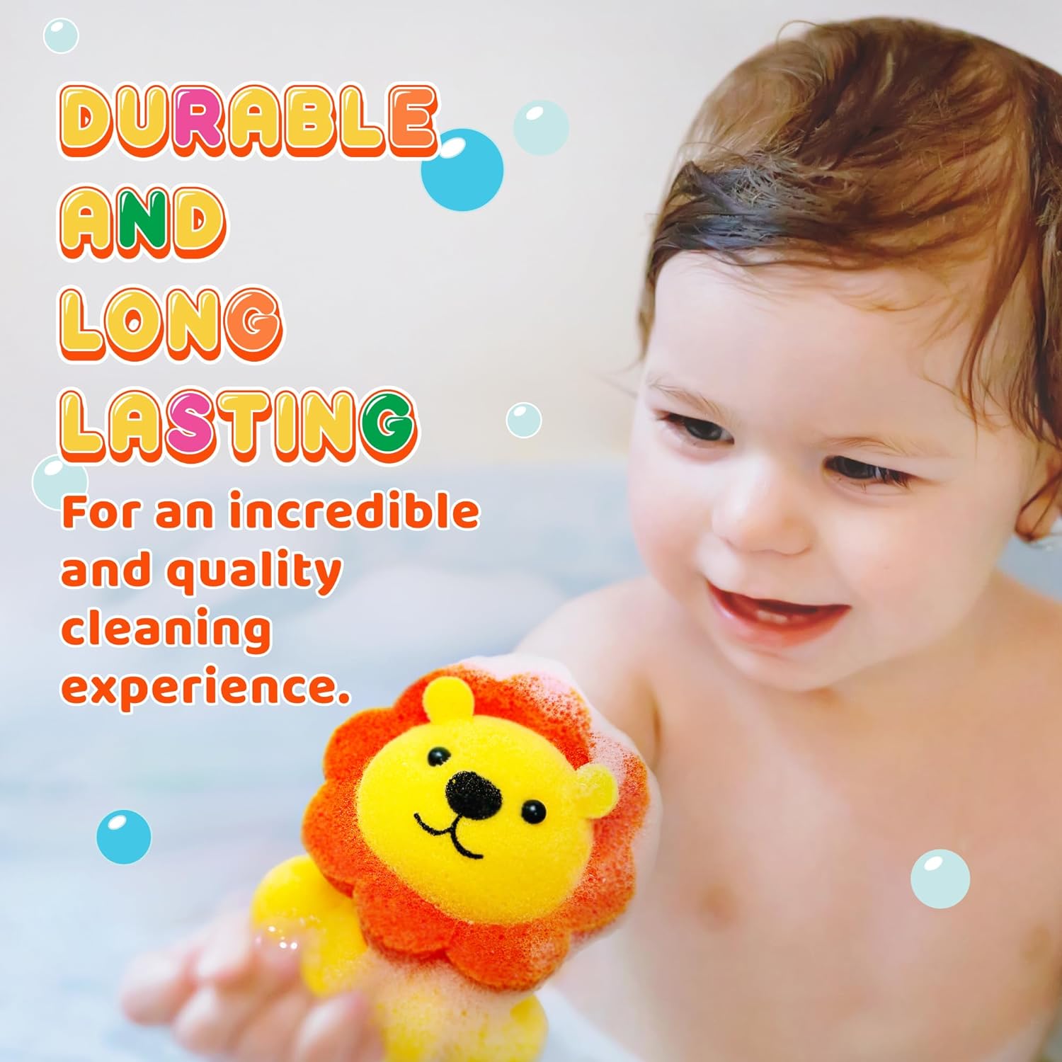 Spongentle Deep Cleansing Body Loofah Sponge, Natural Colors, for Bath and Shower, Multiple Textures for Gentle and Deep Exfoliation, Generous and Rich Lather, (Pack of 3)