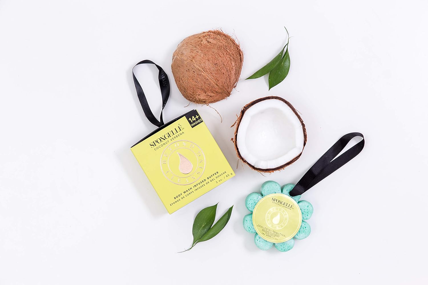 SPONGELLÉ Wild Flower Body Wash Infused Buffer, Honey Blossom