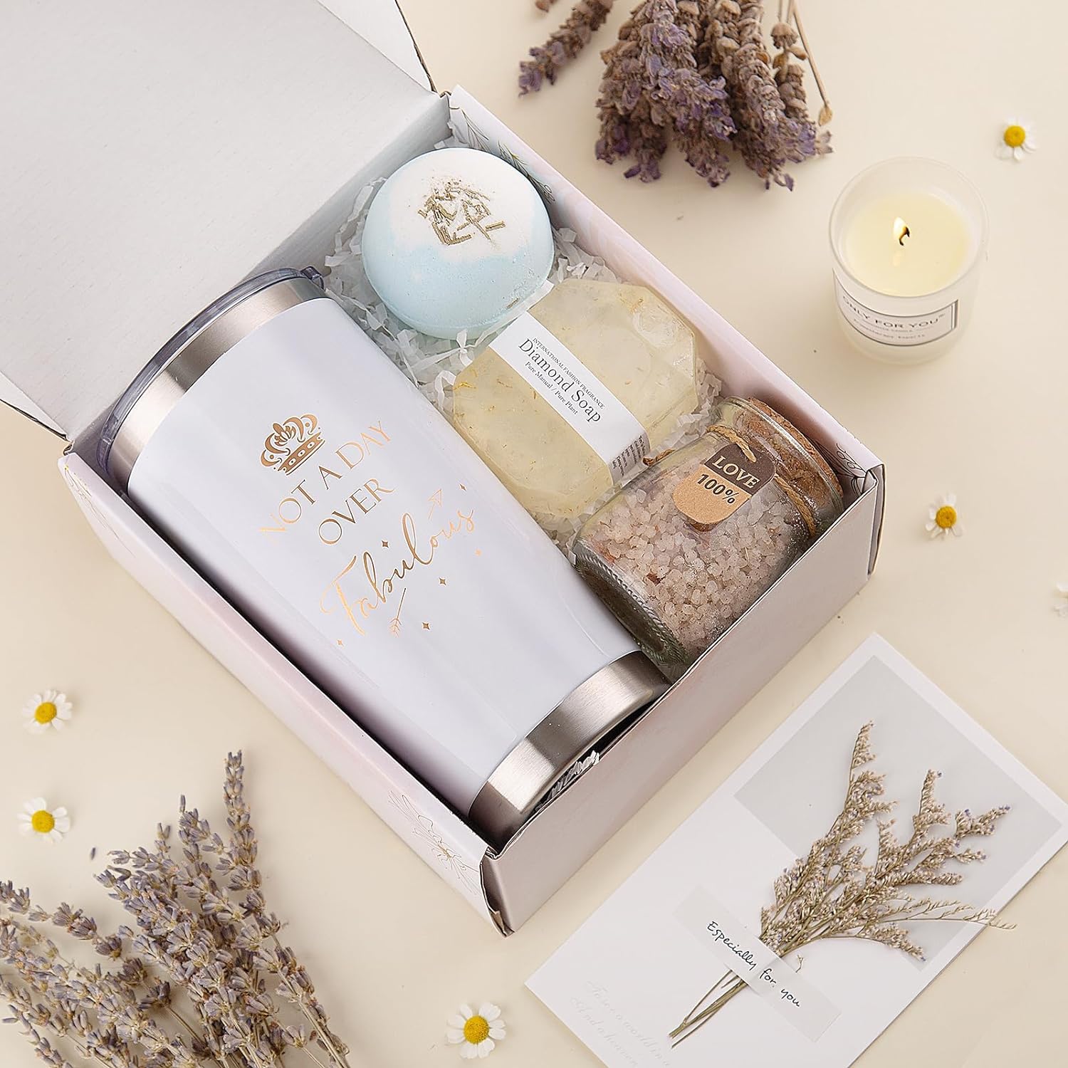 Valentines Day Gifts for Women, Gifts for Women Birthday Unique, Happy Birthday Gifts Ideas for Friendship Best Friend Female Her Mom Sister, Spa Gift Baskets for Wife Who Have Everything, 40th 50th