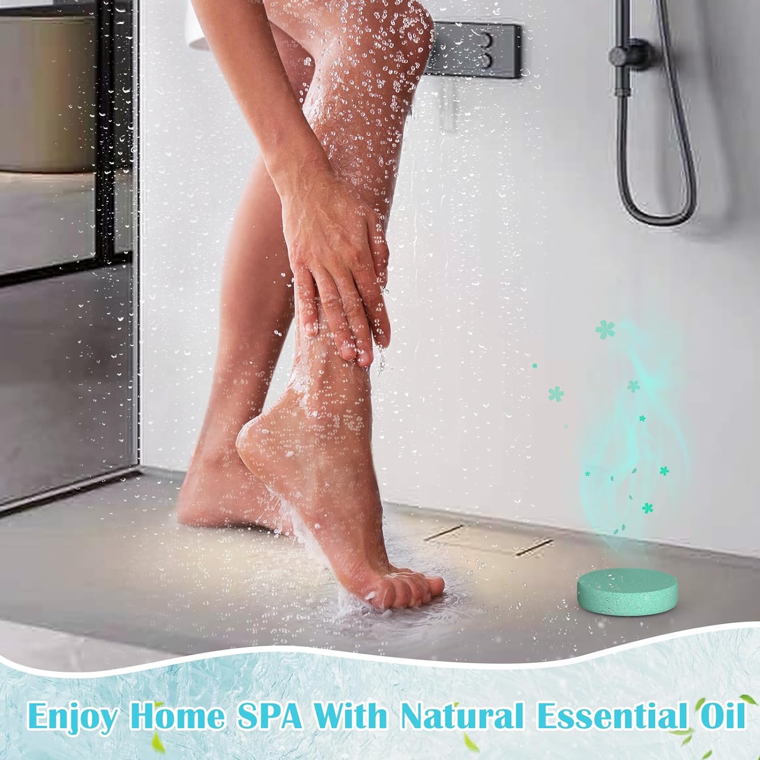 TUWESEN Shower Steamers Aromatherapy, SPA Kit, 8 PCS Shower Steamers for Women, Shower Bombs with Essential Oils-Self Care & Relaxation Birthday Gifts for Women and Men. Purple Romantic Set