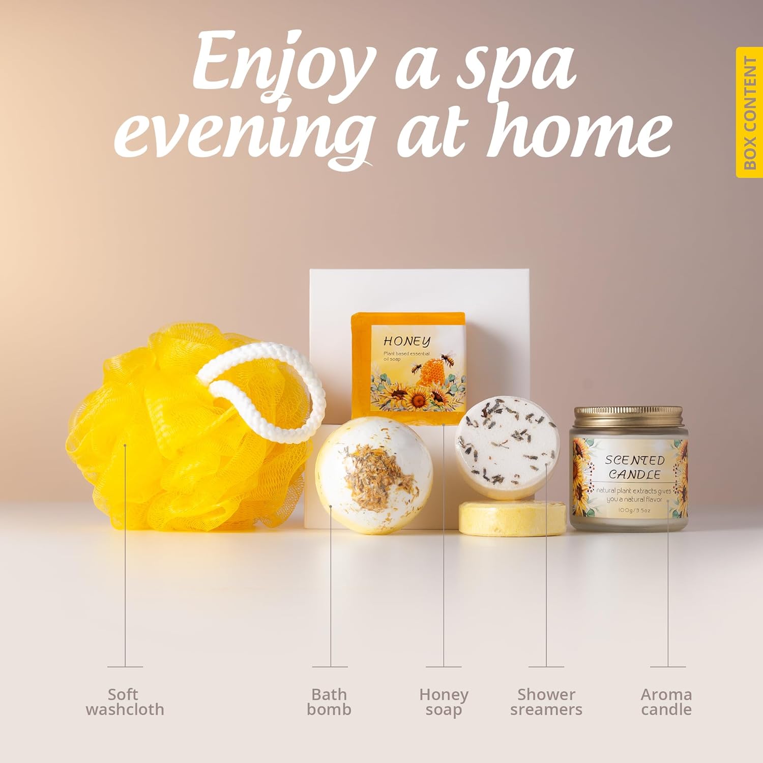 Piruon 13 Pcs Self Care and Birthday Gift box for Women - Valentines Spa Gift Set with Bath Care and Relaxing Gifts for Women - Mom, Wife - Tumbler, Scented Candle, Bath Bomb ,Soap,Hair Brush,Bracelet