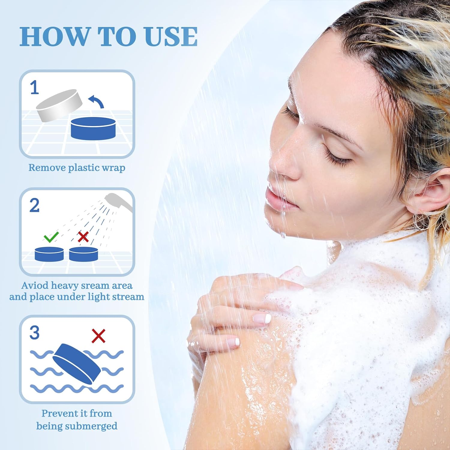 TranquilBliss Shower Steamers 6 Count, Shower Steamers - Nice Gifts Set with Natural Ingredients, 6 Different Scents & Individually Wrapped, Ideal as Holiday Gift for Her, Friends, Mom