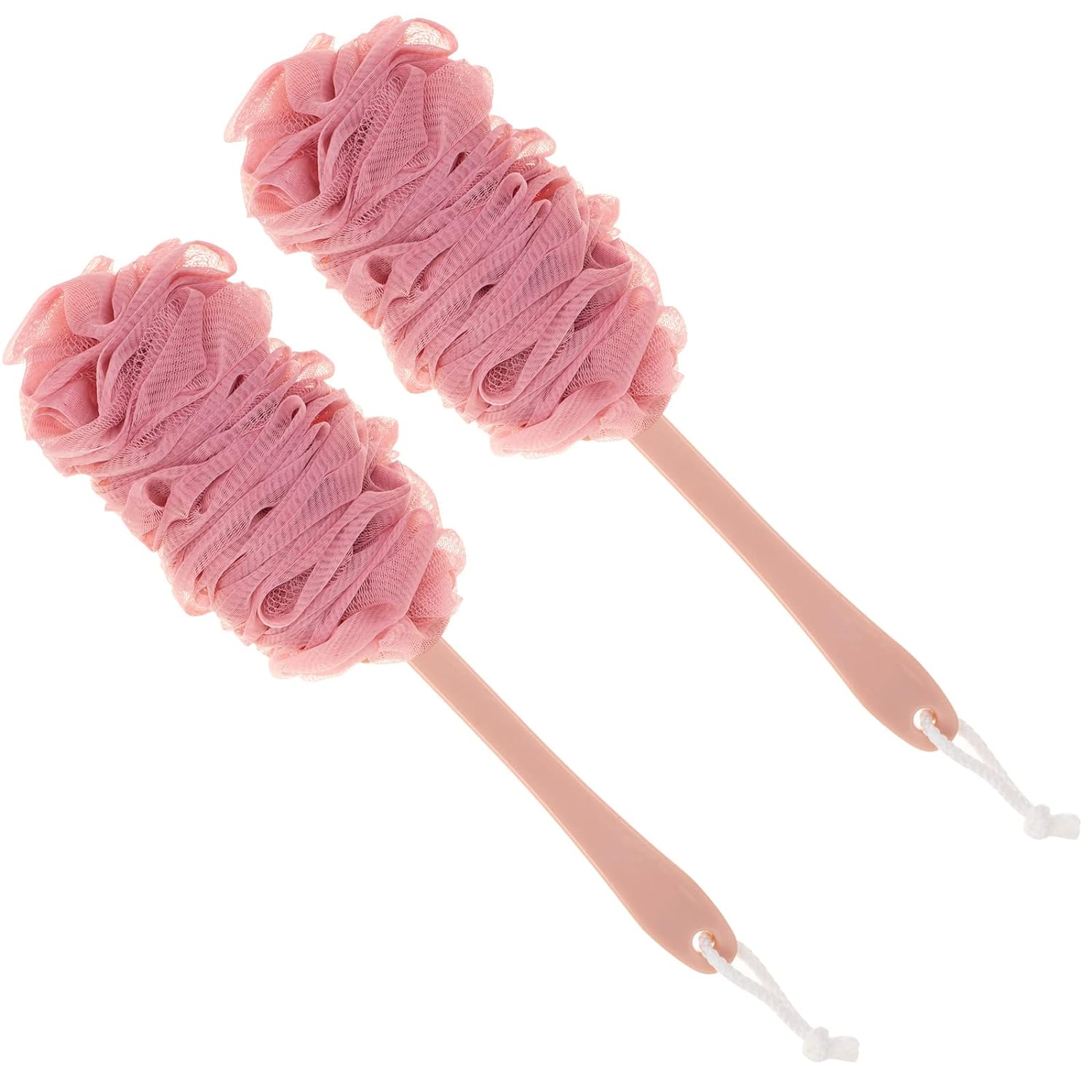 Arswin Back Scrubber for Shower, Loofah Long Handle Bath Body Brush, Soft Nylon Mesh Sponge On a Stick for Shower Men Women Kids Elderly, Exfoliating Scrub Cleaning Luffa for All Kinds of Skin(Blue)