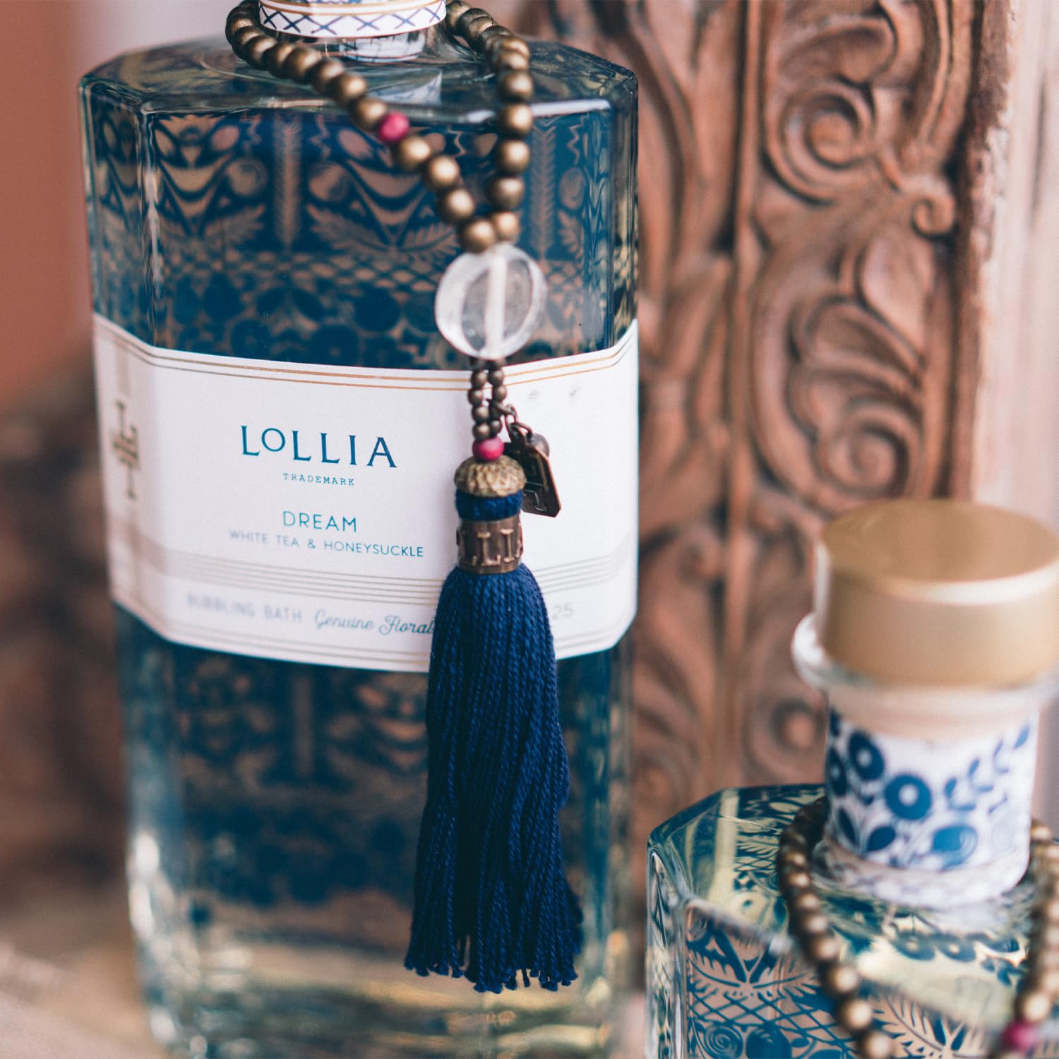 Lollia Bubble Bath, 25 fl. oz. – Soothing & Moisture-Rich Bubble Bath, Hydrating Ingredients, Enchanting Floral Bubble Bath for Women