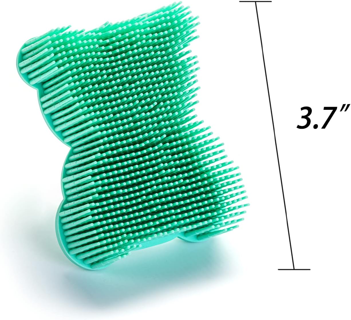 Premium Sensory Brush for Kids or Autism,Soft Silicone Body Scrubber,2 in 1 Sensory Room Occupational Therapy Sensory Brushes,Silicone Loofah,Pets Shower Brush Bath Brush Shampoo Brush(Whale-Teal)