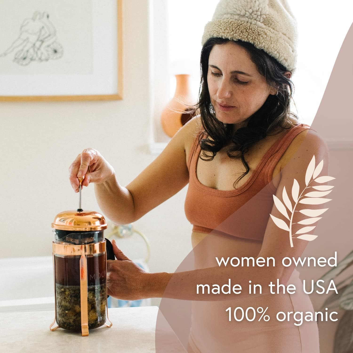 Moon Bath Botanical Bath Tea | New Moon Herbal Ayurvedic Bath Tea Soak w/Lavender, Jasmine & Chamomile for 2 Baths & Organic Body Care for Lunar Alignment | Made in USA