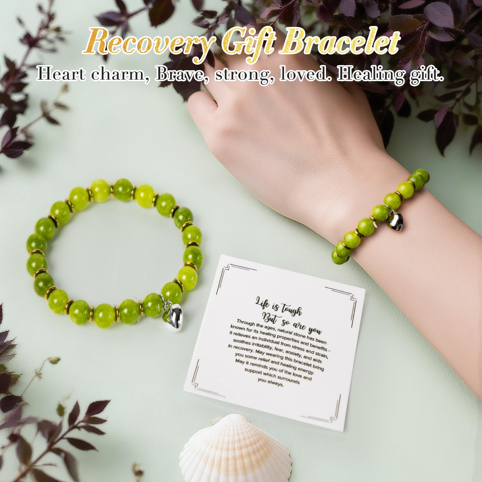 SEDUMBLISS NR 10 - Self Care Gifts for Women, Get Well Soon Gift Basket, Care Package for Women After Surgery, Birthday & Sympathy Spa Gifts for Mom Wife Friend Grandma, Thinking of You Inspirational Mother's Day