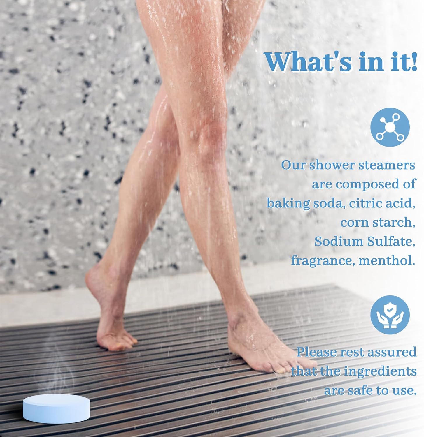 TranquilBliss Shower Steamers 6 Count, Shower Steamers - Nice Gifts Set with Natural Ingredients, 6 Different Scents & Individually Wrapped, Ideal as Holiday Gift for Her, Friends, Mom