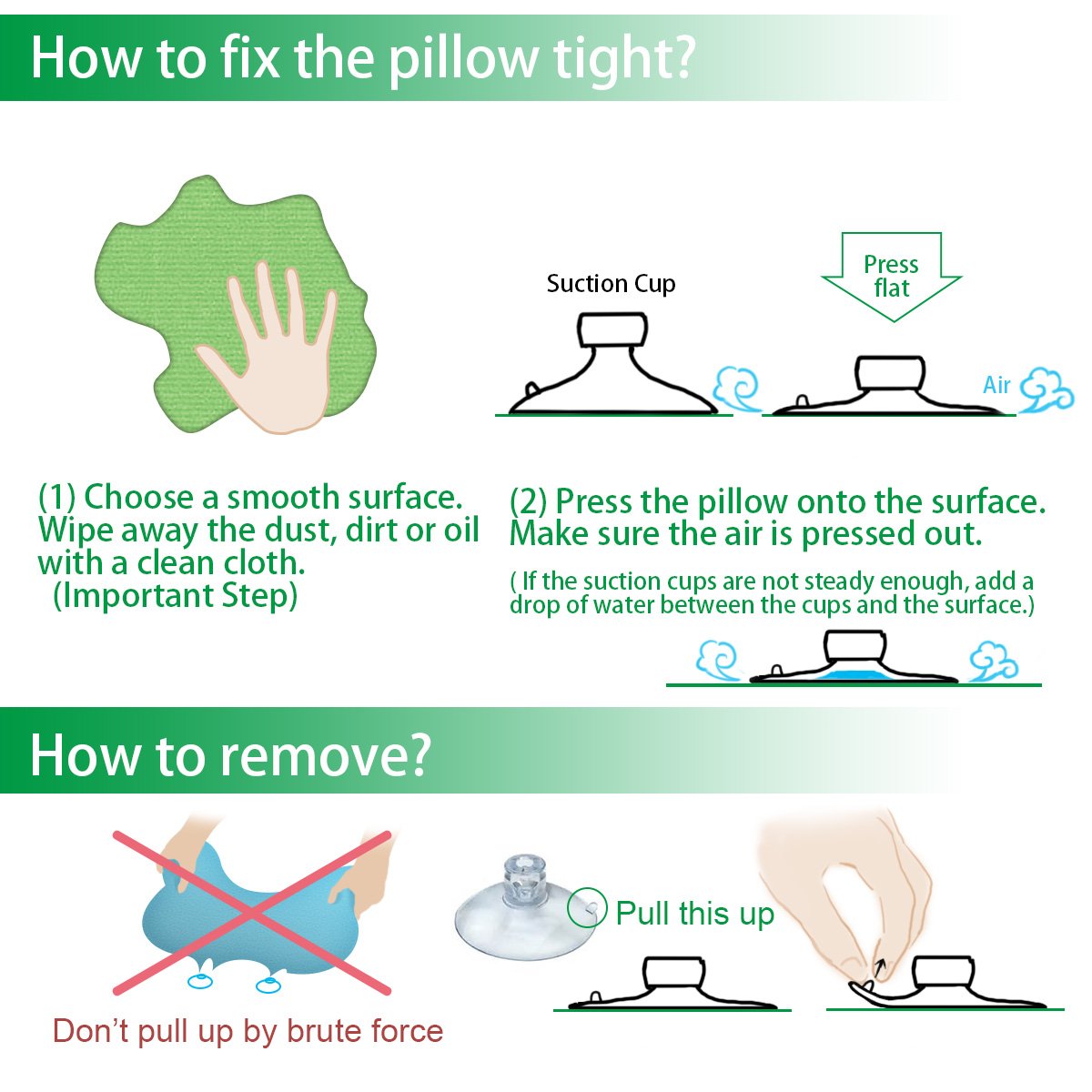 Comfortable Bath Pillow with Suction Cups, Supports Neck and Shoulders Home Spa Pillows for Bathtub, Hot Tub, Bathtub Head Rest Pillow Relax & Comfy - Blue