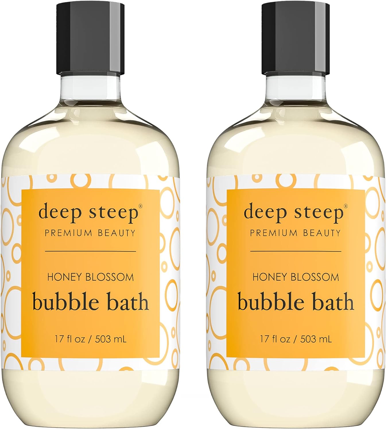 Deep Steep Bubble Bath, 17 Ounce (Pack of 2) (Vanilla Coconut)