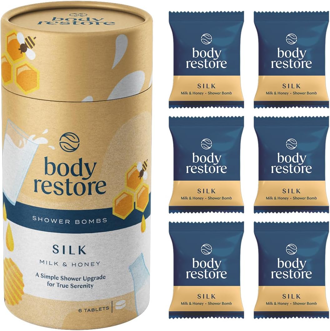 Body Restore Bath Bombs Aromatherapy 6 Packs - Christmas Gifts Stocking Stuffers, Relaxation Birthday Gifts for Women and Men, Stress Relief and Luxury Self Care - Lavender