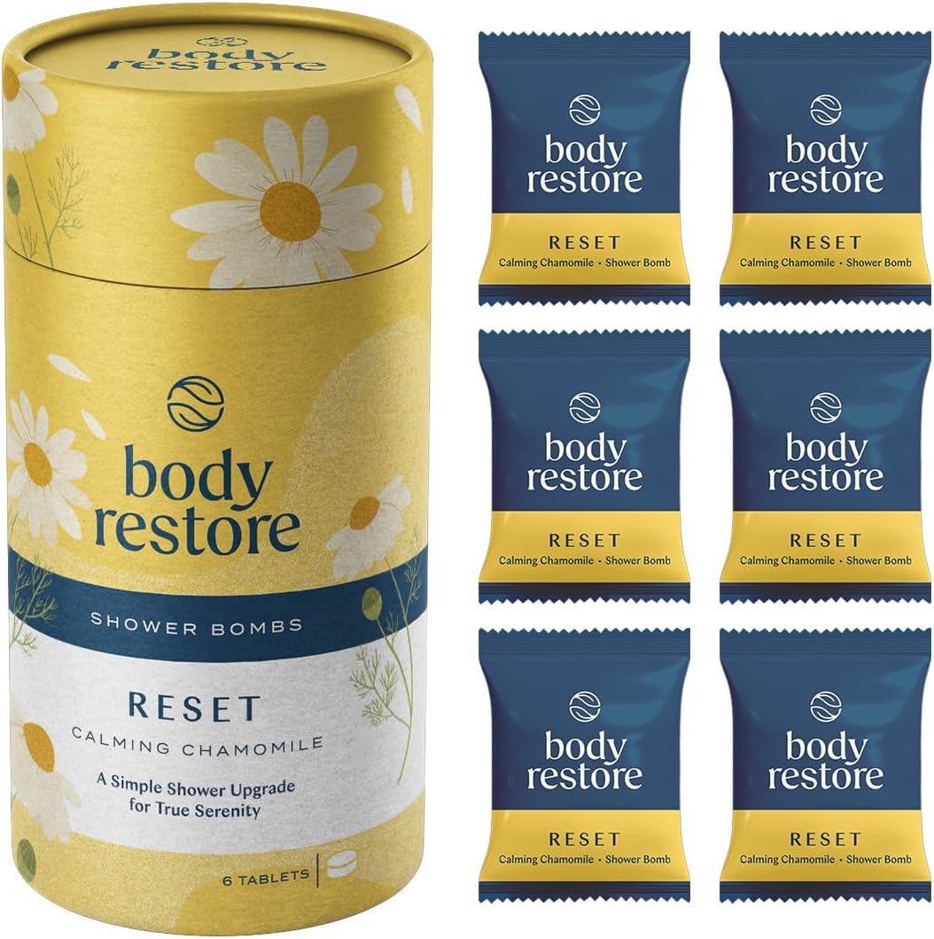 Body Restore Bath Bombs Aromatherapy 6 Packs - Christmas Gifts Stocking Stuffers, Relaxation Birthday Gifts for Women and Men, Stress Relief and Luxury Self Care - Lavender
