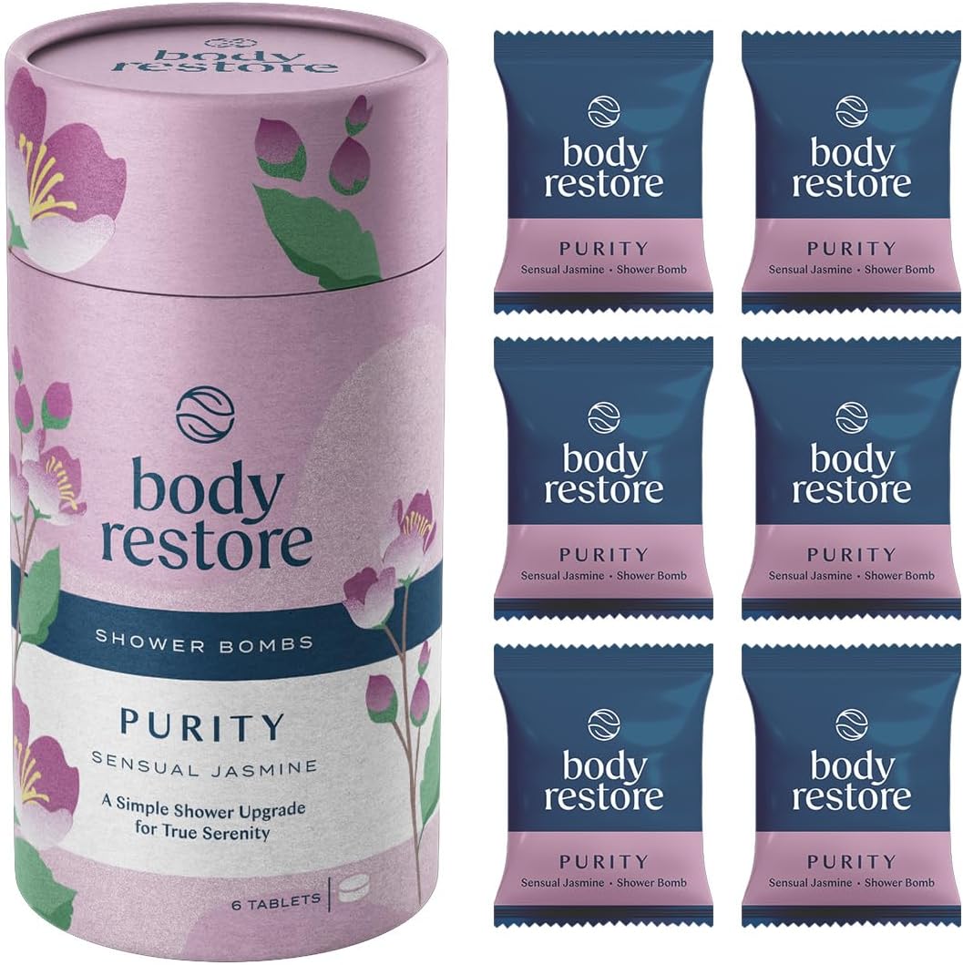 Body Restore Bath Bombs Aromatherapy 6 Packs - Christmas Gifts Stocking Stuffers, Relaxation Birthday Gifts for Women and Men, Stress Relief and Luxury Self Care - Lavender