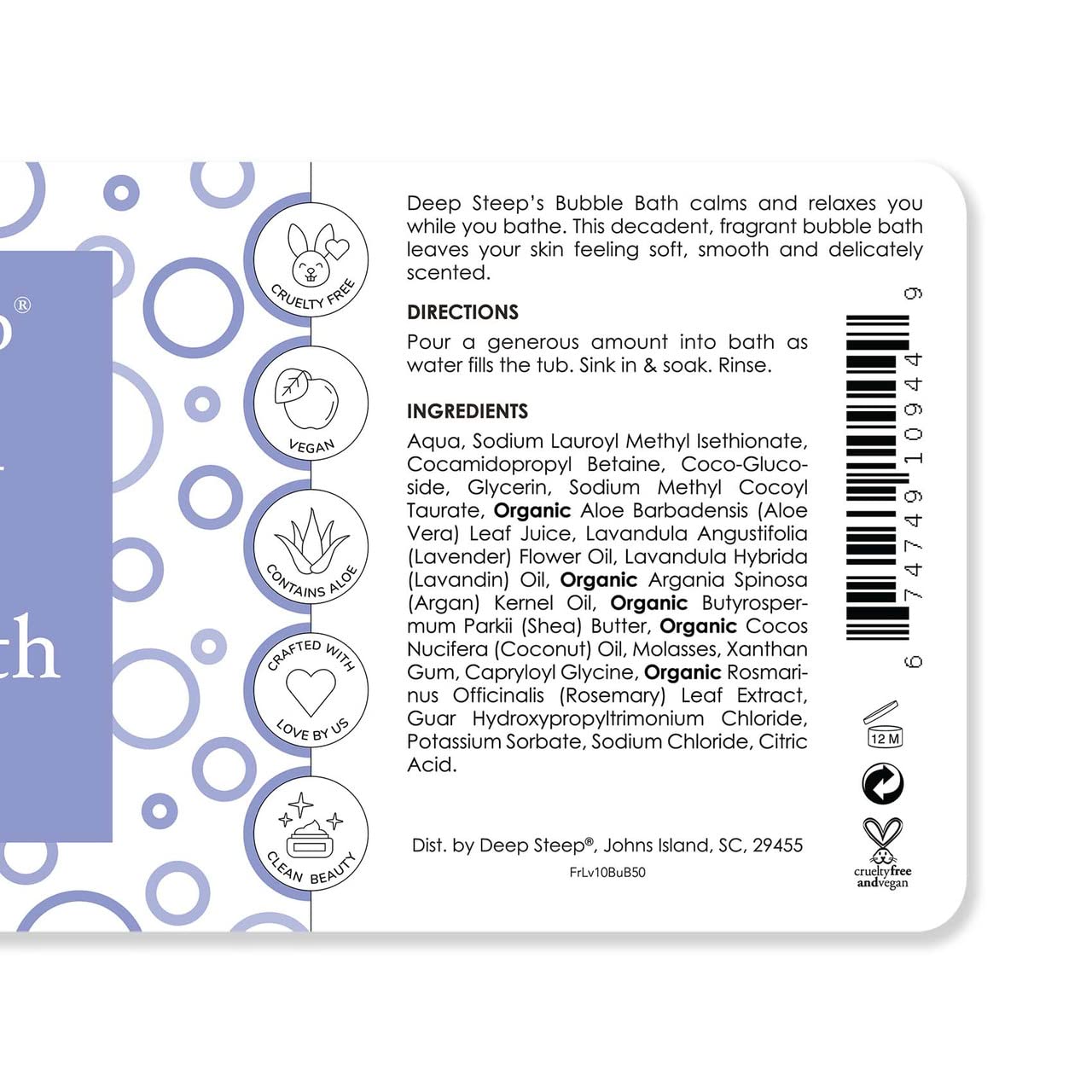 Deep Steep Bubble Bath, 10 oz (Honey Blossom)