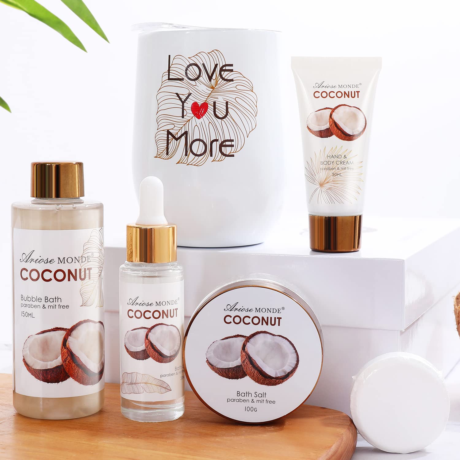 Home Spa Gift Basket, Bath Spa Kit for Women, with Body Lotion, Shower Gel, Bubble Bath, Body Scrub, Bath Salt, Bath Bomb, Bath Gift Set for Mother, Wife Her, with Magnolia and Jasmine Scent