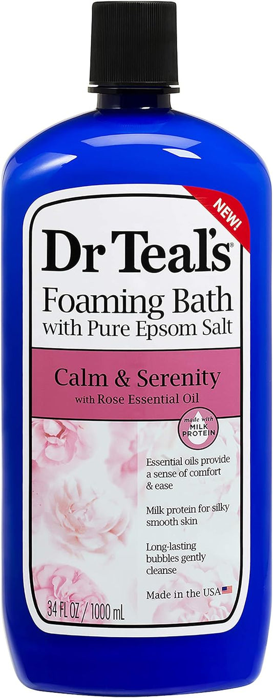 Dr Teal's Foaming Bath Milk & Rose (34oz)
