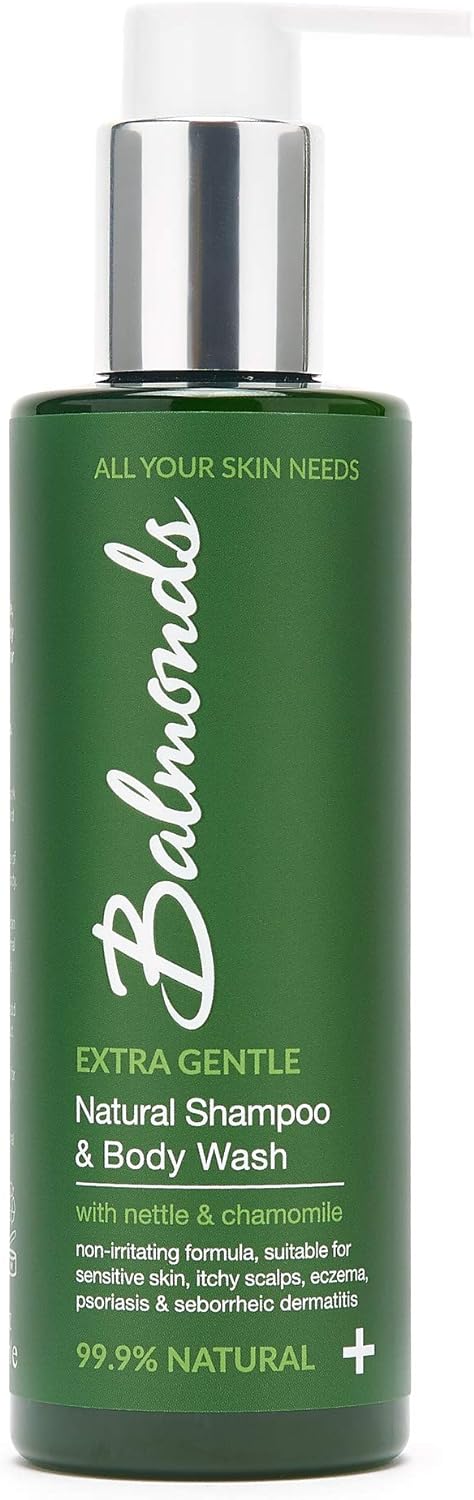 Balmonds - Bath & Body Oil - 6.8fl.oz. (200ml) - 100% Natural Skin Oil - With Chamomile & Lavender - Vegan - Free From Fragrance - All Skin Types