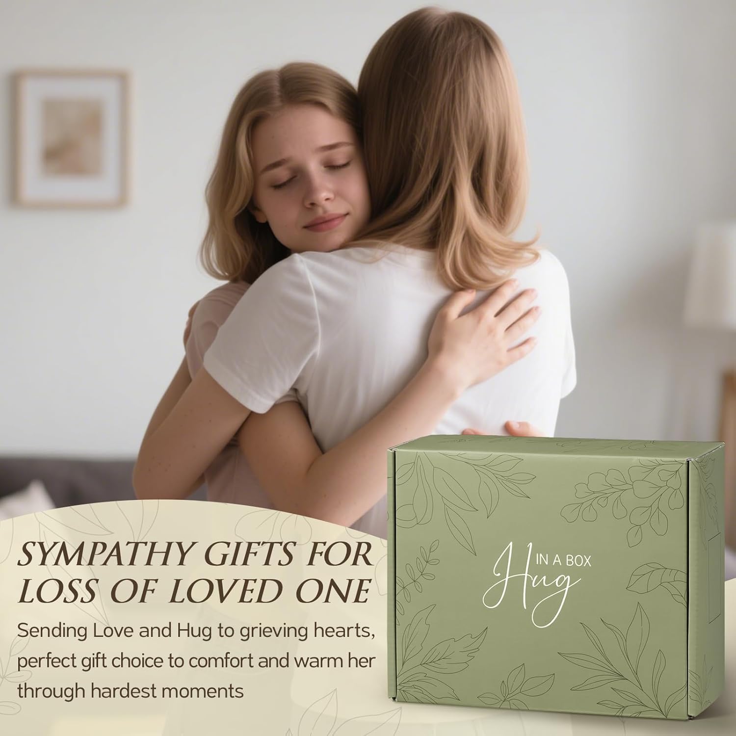 Sympathy Gift Baskets Sympathy Gifts for Loss of Loved One Mother Father Husband Mom Dad, Memorial Grief Condolences Bereavement Gift Ideas for Loss, Miscarriage Gifts for Mothers Women Care Package