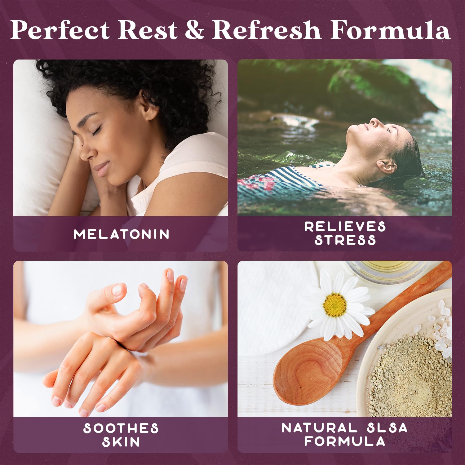 Purple Canyon Eucalyptus Bath Bombs for Women | Energizing Mint and Eucalyptus Bath Bomb with Natural Essential Oils | Gift Set of 6