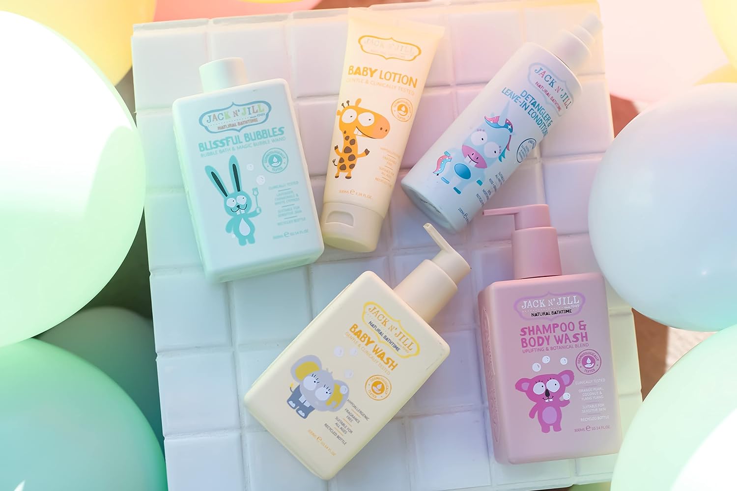 Jack N' Jill Natural Bathtime Blissful Bubbles with Bubble Wand - Bubble Bath for Baby, Toddlers, Kids, Dermatologically Tested, for Sensitive Skin, No Artificial Fragrances - 300 mL, 1 Pack