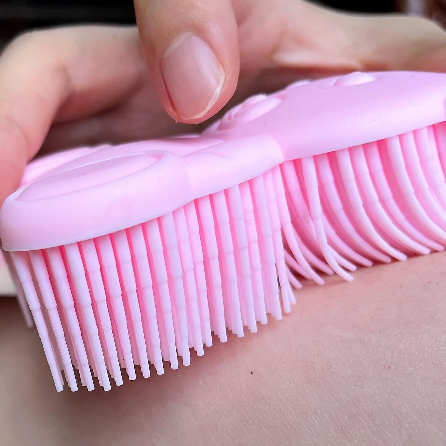 Premium Sensory Brush for Kids or Autism,Soft Silicone Body Scrubber,2 in 1 Sensory Room Occupational Therapy Sensory Brushes,Silicone Loofah,Pets Shower Brush Bath Brush Shampoo Brush(Whale-Teal)