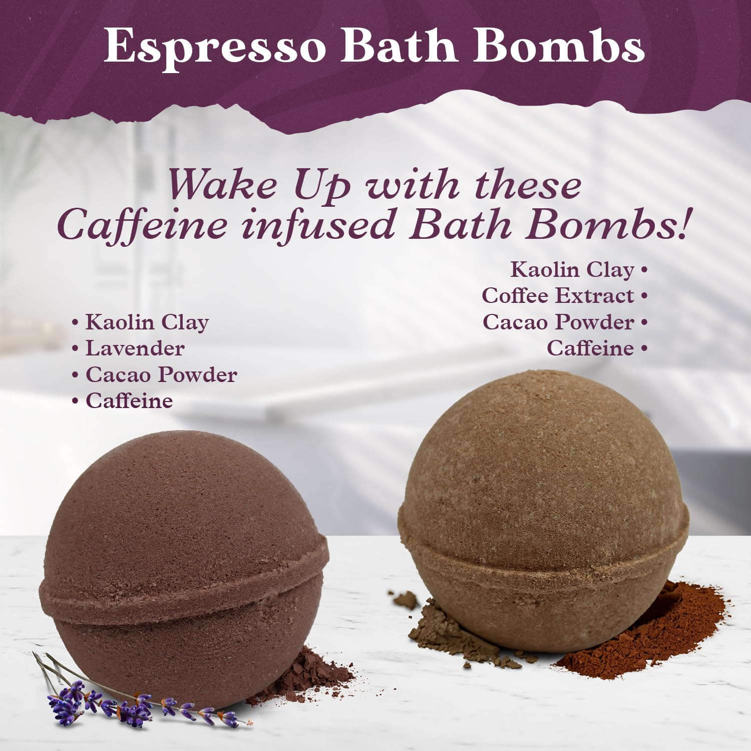 Purple Canyon Mystic Spa Box | 7 Piece Full Size Lavender Spa Kit for Self Care | Bath and Body Gifts for Women