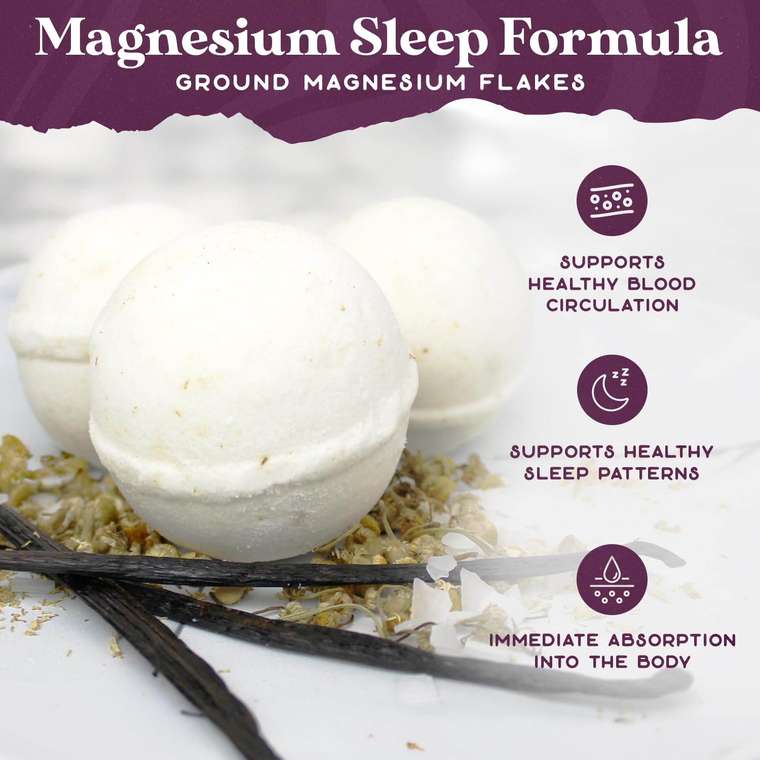 Purple Canyon Eucalyptus Bath Bombs for Women | Energizing Mint and Eucalyptus Bath Bomb with Natural Essential Oils | Gift Set of 6