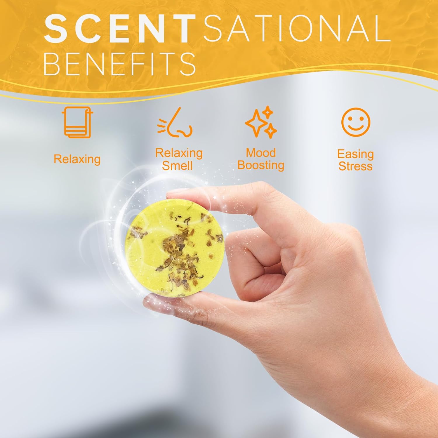 Aromatherapy Shower Steamers Valentines Day Gifts for her - Swcandy 8 Pcs Bath Bombs Valentine's Day Gifts for Women, Shower Bombs Self Care with Essential Oils, Relaxation Home SPA Lavender