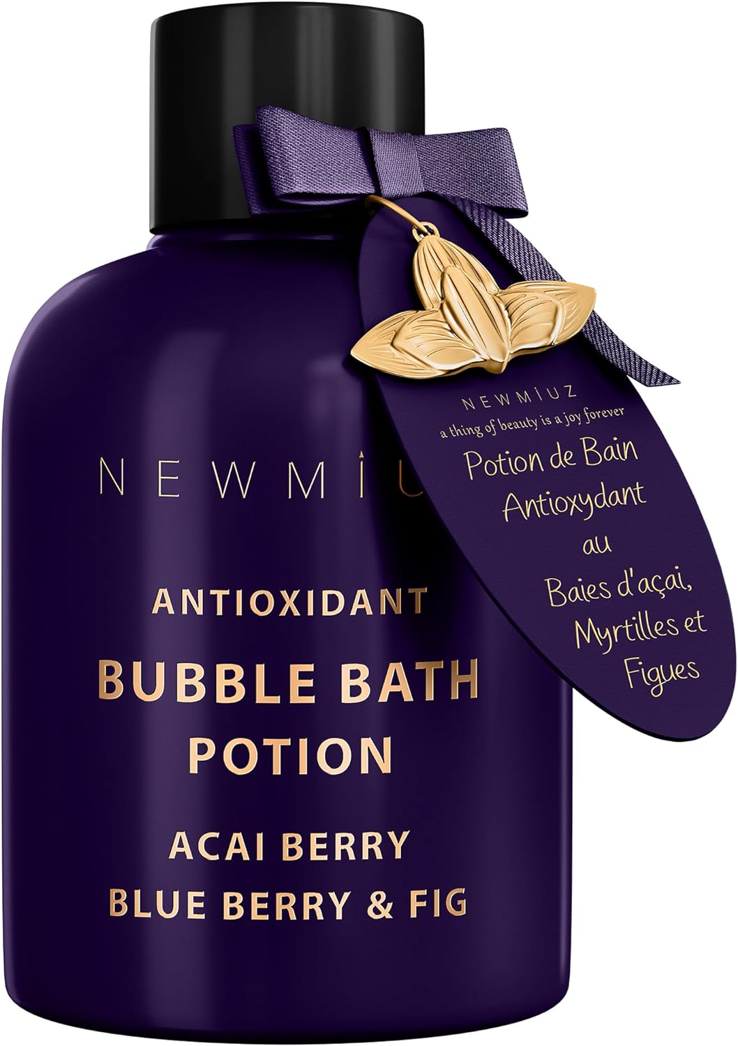 Antioxidant Bubble Bath - Luxury Long Lasting Bubble Bath - SweetAcai Berry Blueberry Fig Essential Oils Detox Hydrating Relaxing Stress Relief - Self Care Spa Gift for Women Birthday Gifts Christmas
