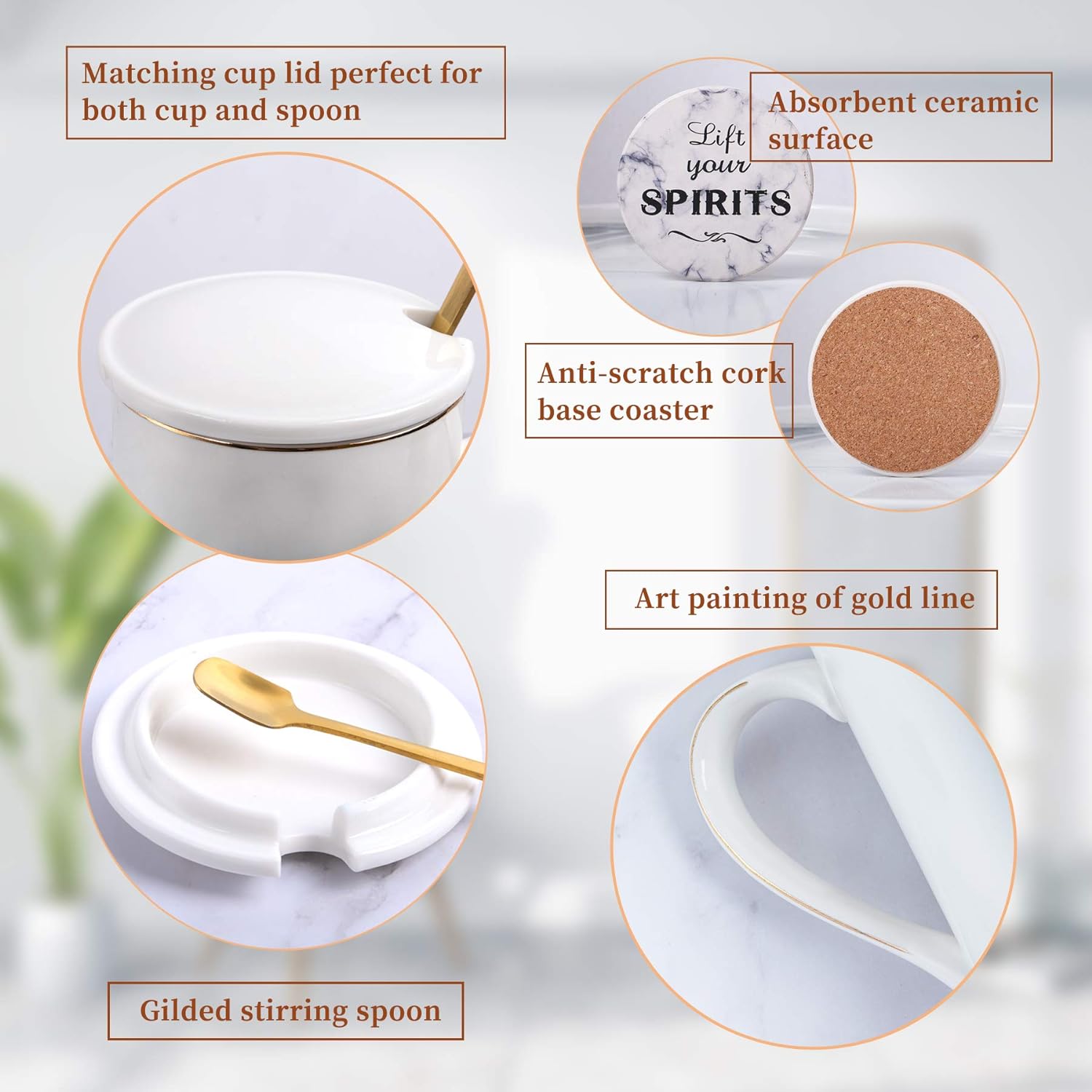 Jumway Not A Day Over Fabulous Mug Gifts Set- Birthday Gifts for Women - Funny Birthday Gift Ideas for Her,Friends, Coworkers, Her, Wife, Mom, Daughter, Sister, Aunt Ceramic Marble Mug 14 Oz