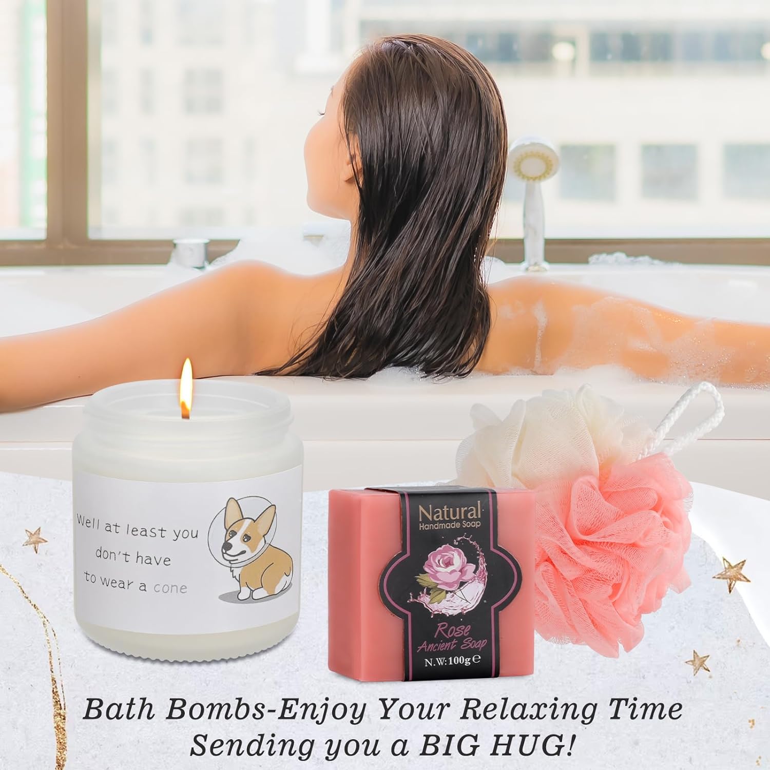 Get Well Soon Gifts for Women,After Surgery Basket with Flannel Blanket Coffee Mug,Sympathy Gifts Inspirational Thinking of you, Feel Better Soon Care Package for Sick Friends/Pink