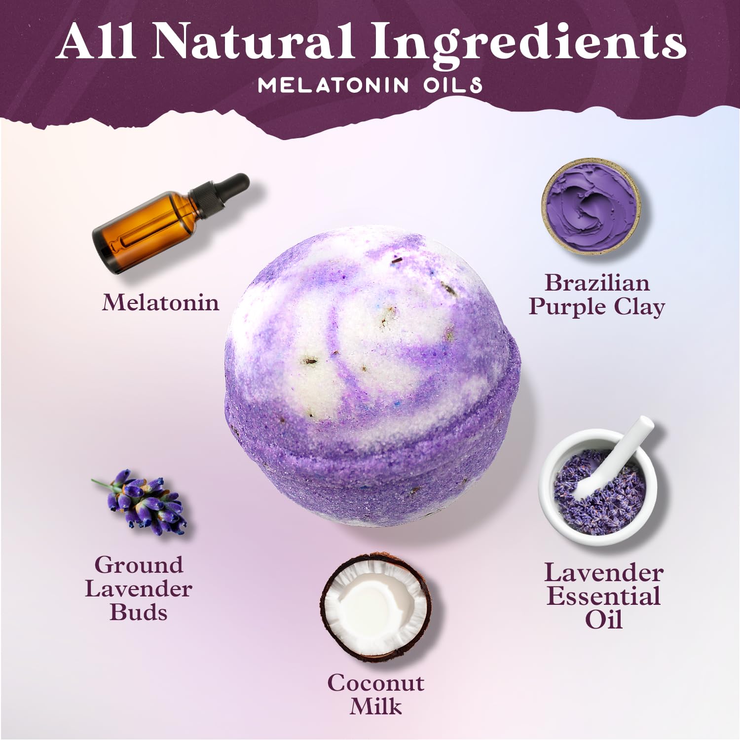 Purple Canyon Eucalyptus Bath Bombs for Women | Energizing Mint and Eucalyptus Bath Bomb with Natural Essential Oils | Gift Set of 6