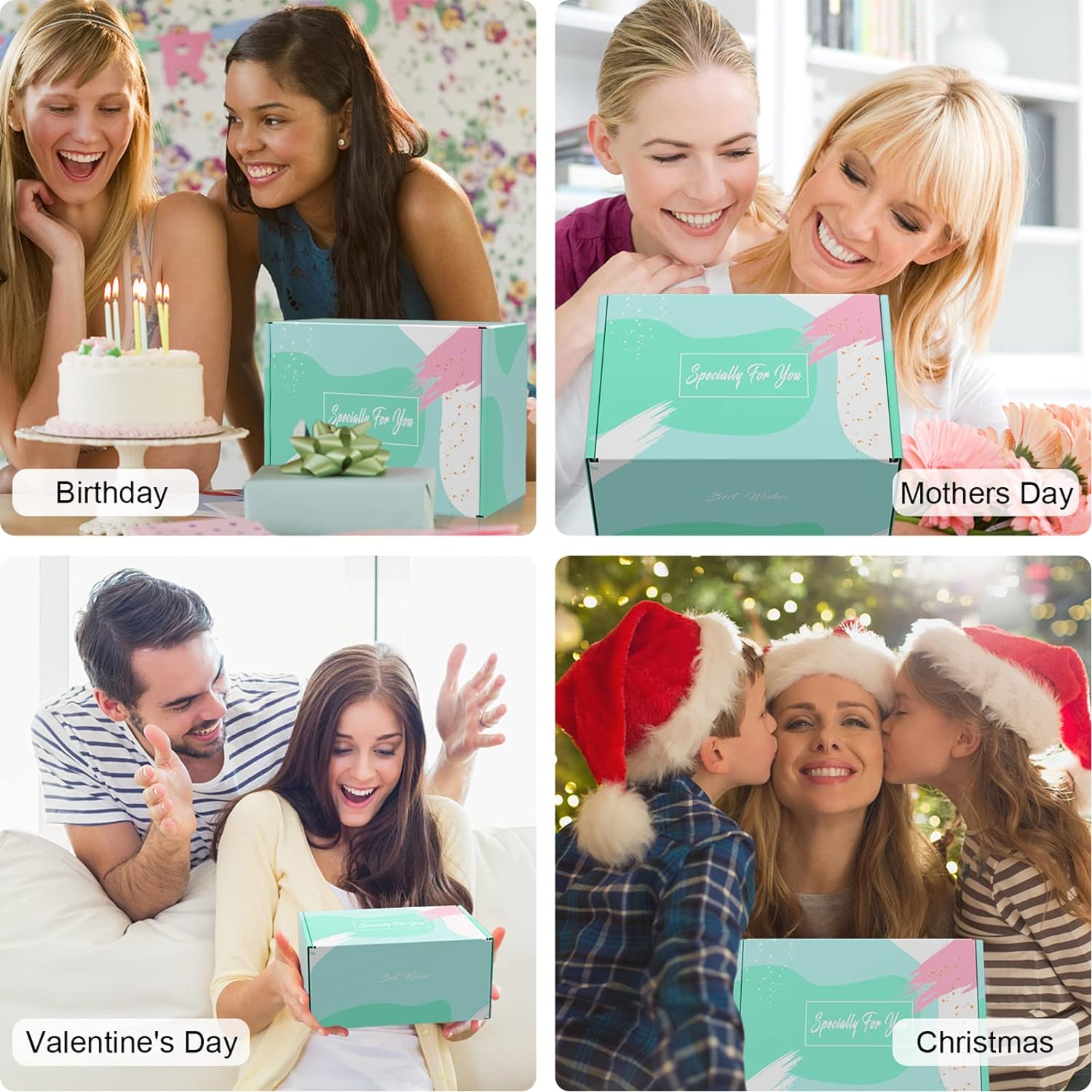 Happy Birthday Gifts for Women, Valentines Day Gifts for Her Mom Sister Best Friend Wife Coworker Teacher, Spa Gift Basket for Women Gift Box, Unique Birthday Gift Ideas for Women Who Have Everything