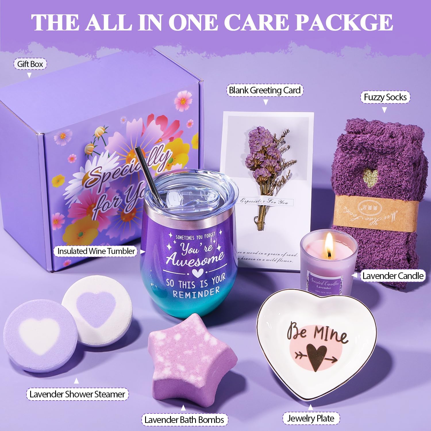 Get Well Soon Gifts for Women, Birthday Gifts for Mom, Christmas Gifts for Women, After Surgery Gifts Feel Better Gift Care Package Gifts Thinking of You Christmas Gifts for Her