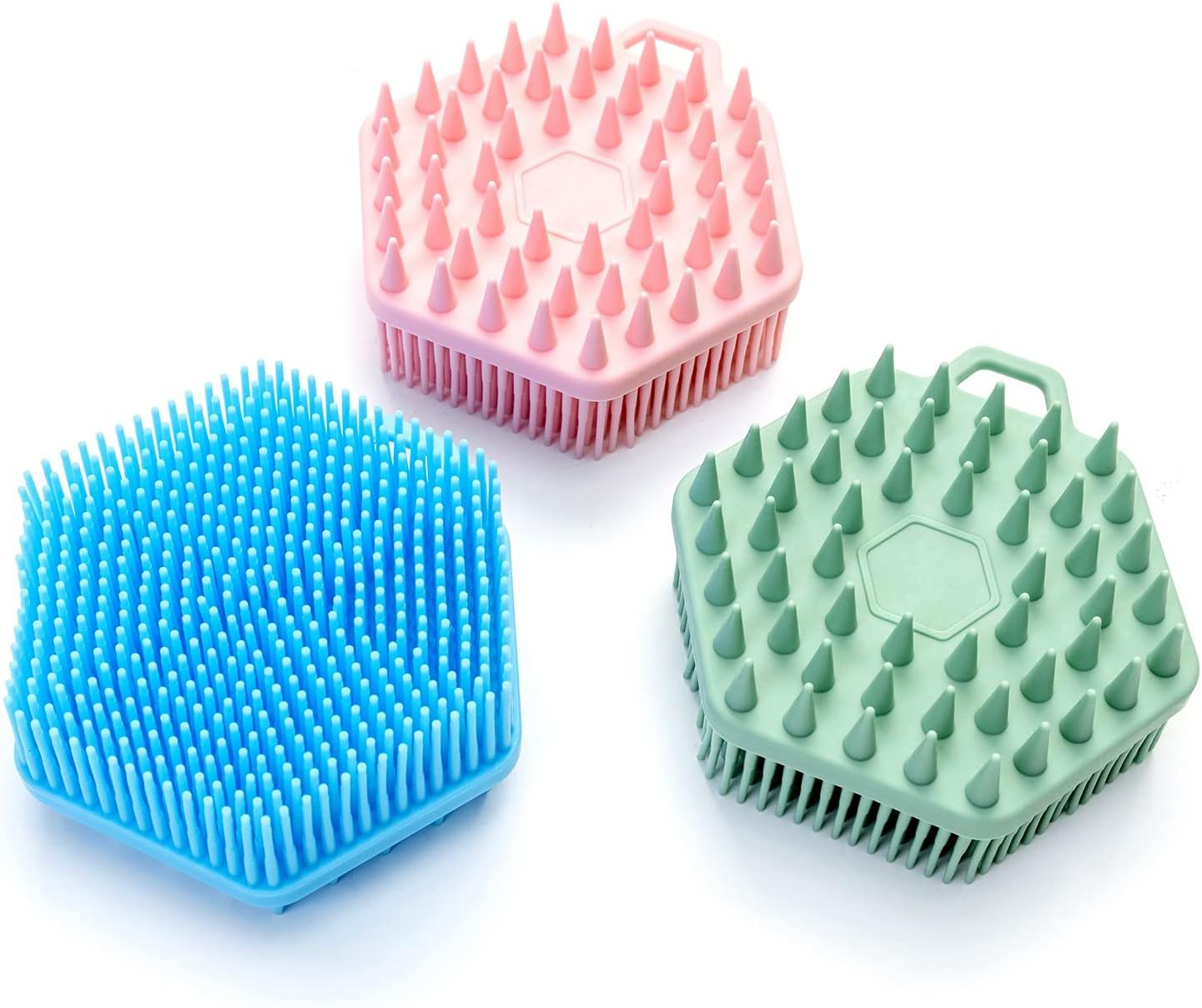 Premium Sensory Brush for Kids or Autism,Soft Silicone Body Scrubber,2 in 1 Sensory Room Occupational Therapy Sensory Brushes,Silicone Loofah,Pets Shower Brush Bath Brush Shampoo Brush(Whale-Teal)