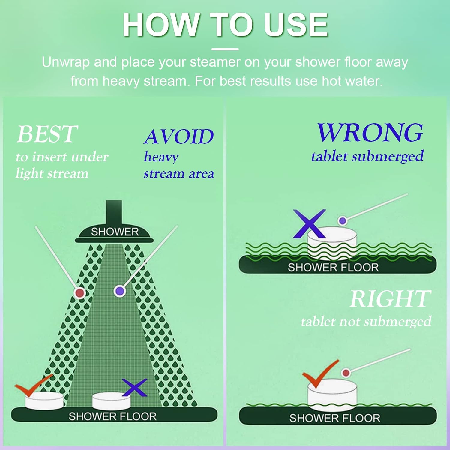 Poleview Lavender Shower Steamers Aromatherapy, Stress Relief Gifts for Women and Men, Strongly Scented Long Lasting Essential Oil Aromatherapy Shower Bombs for Self Care Relaxation Spa - 12 Packs