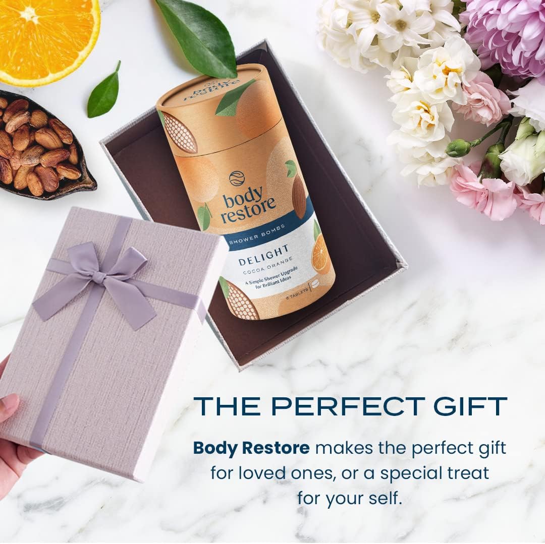 Body Restore Bath Bombs Aromatherapy 6 Packs - Christmas Gifts Stocking Stuffers, Relaxation Birthday Gifts for Women and Men, Stress Relief and Luxury Self Care - Lavender