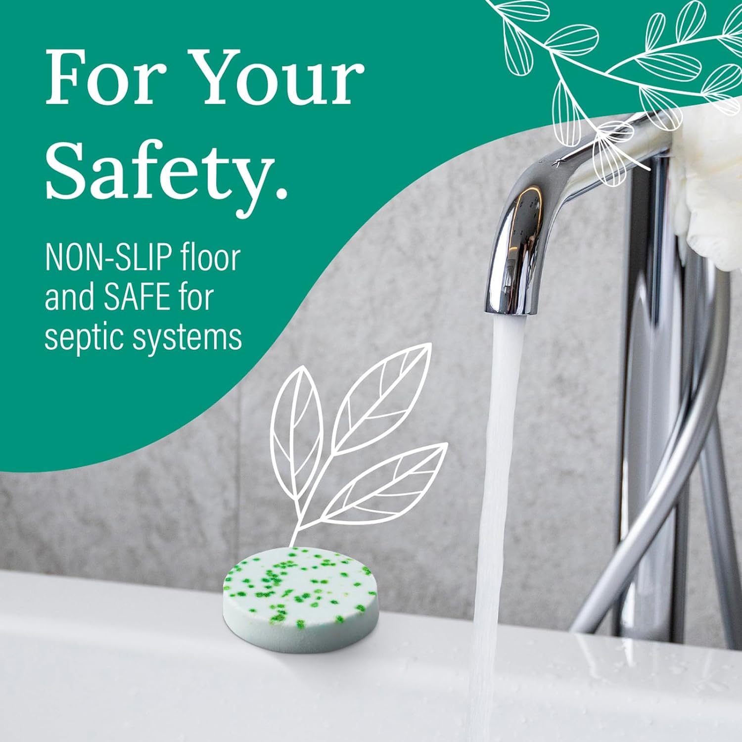 Shower Steamers Aromatherapy for Women or Men, Organic with Eucalyptus &Mint Essential Oil, 6 Pack Shower Bombs Birthday Gift