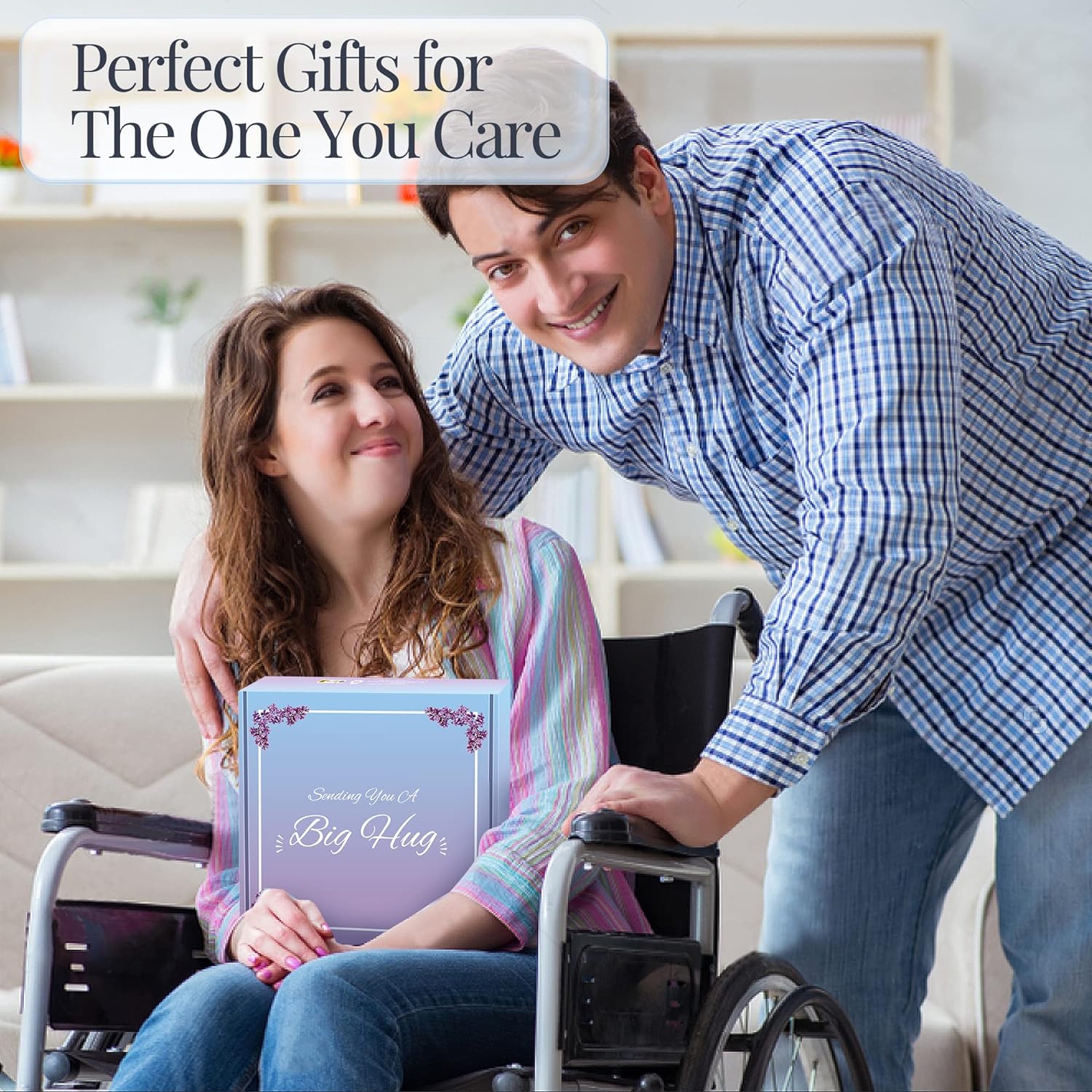 Loncaster Birthday Gifts for Women Friendship, Unique Self Care Gifts for Women Who Have Everything, Spa Relaxing Gifts Basket for Women Mom Sister Teen Girls, Personalized Christmas Gifts for Women